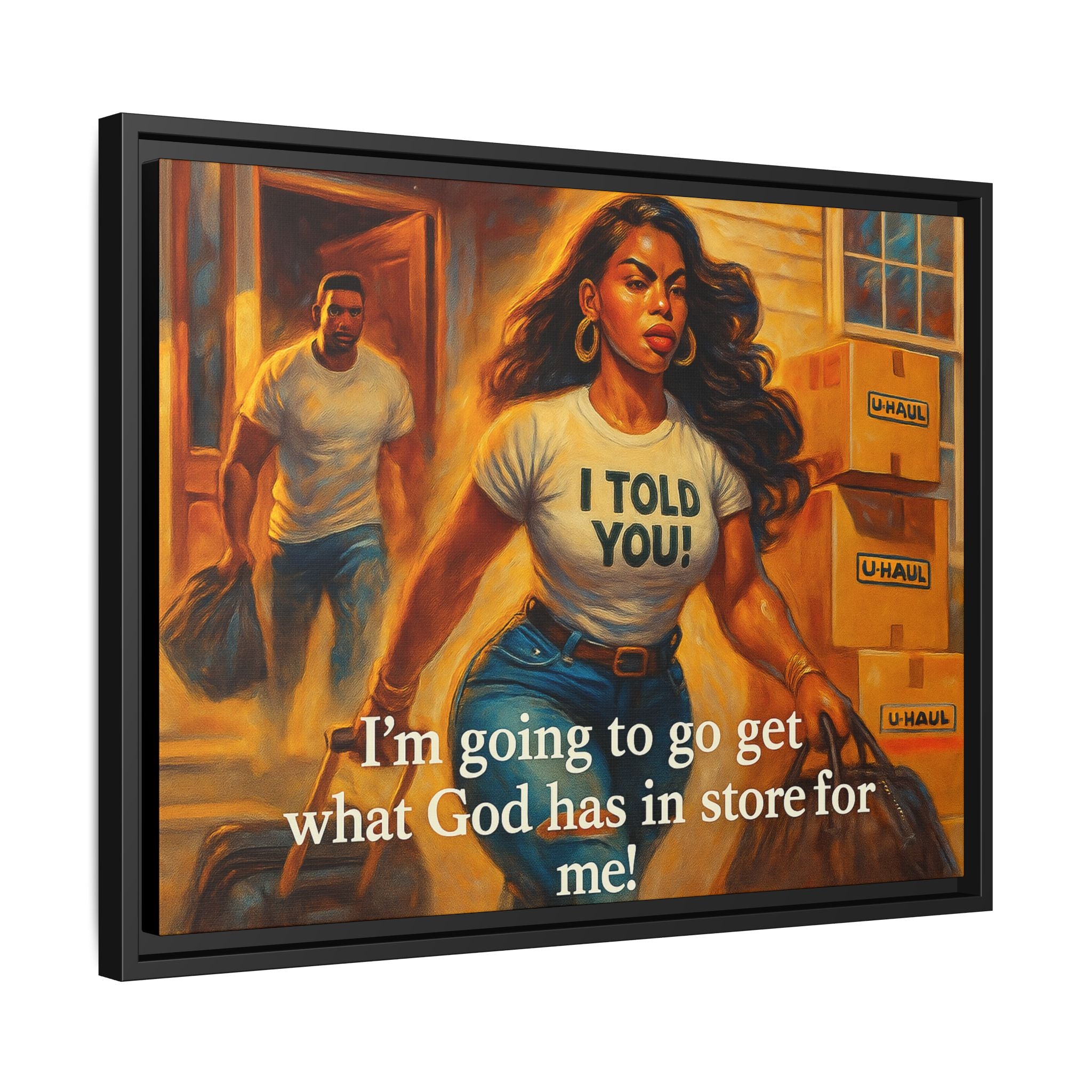 Inspirational Framed Canvas Art - Motivational Wall Decor, Home Office Wall Art, Gift for Her, Uplifting Quote Art, Positive Vibes [...]