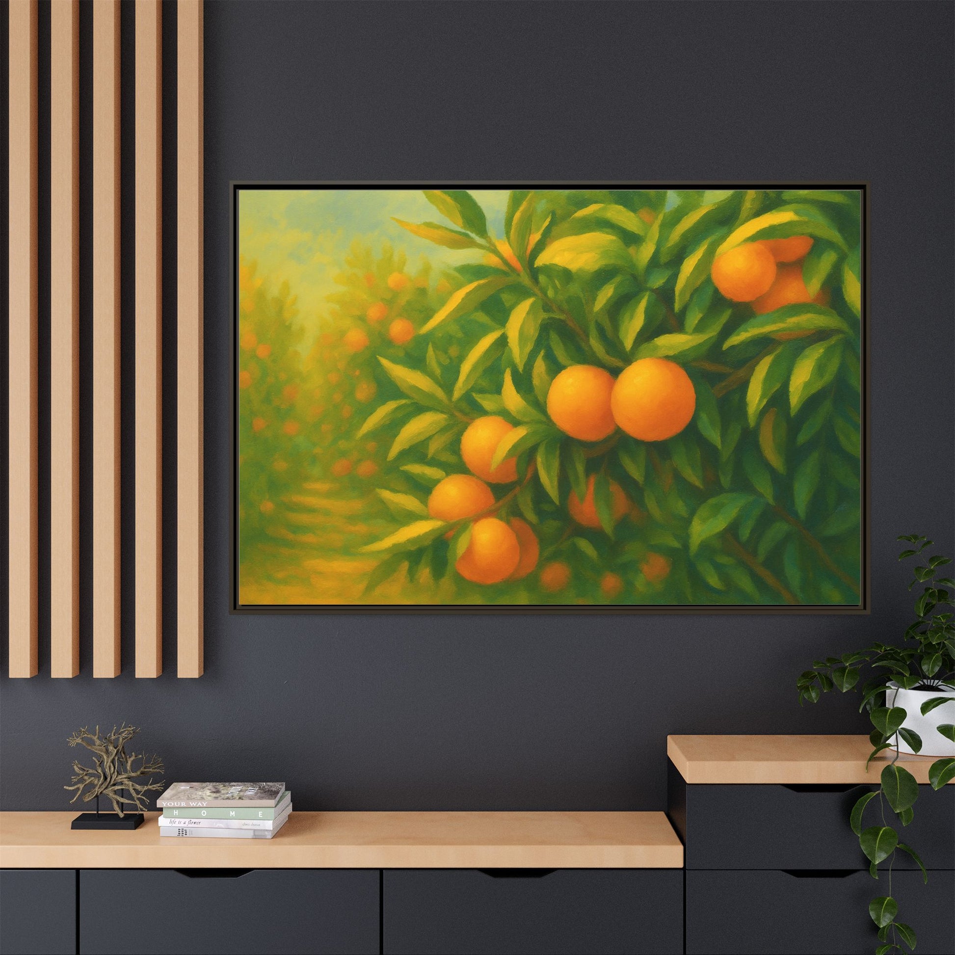 Orange Orchard Field