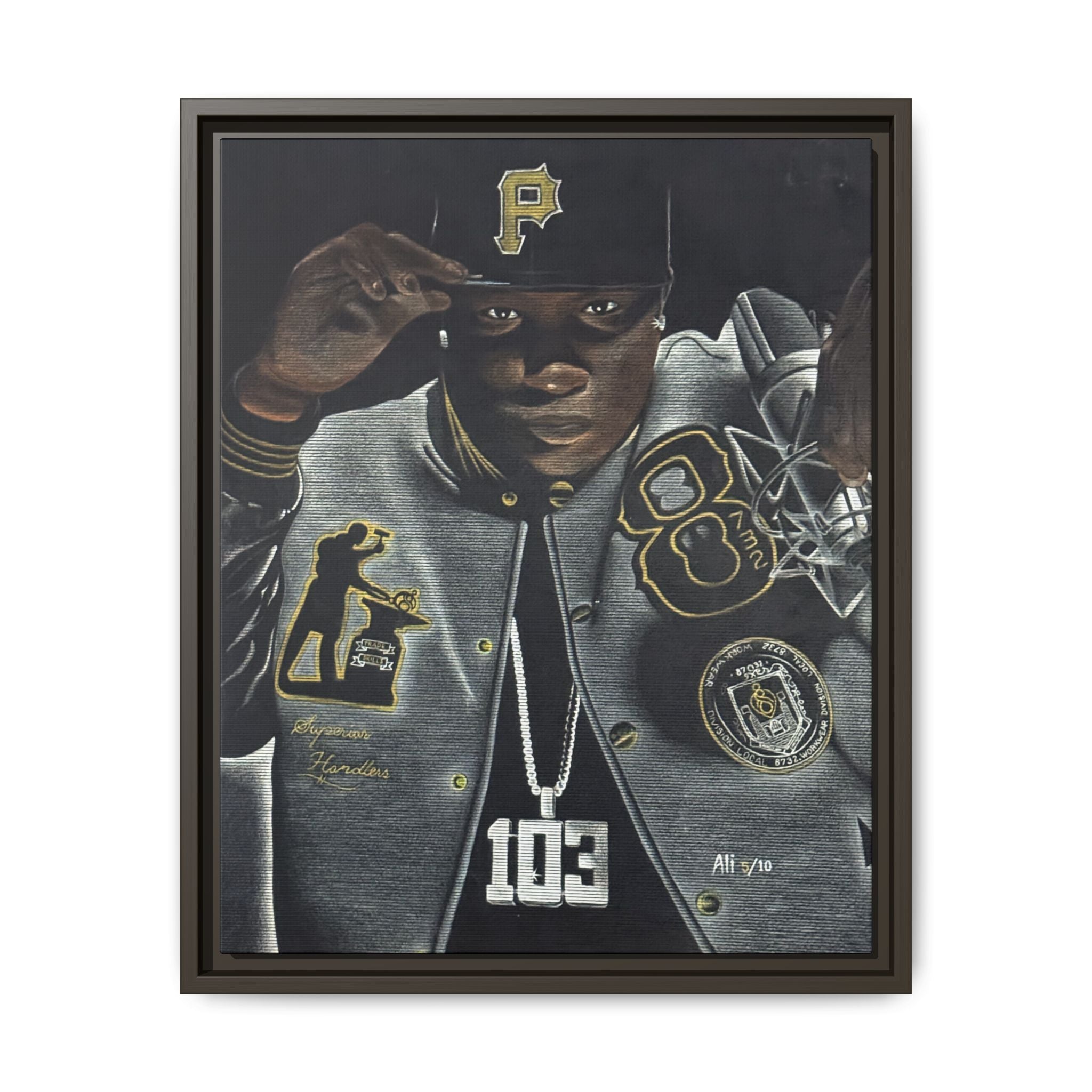 Canvas Looking in the Mirror Wall Art