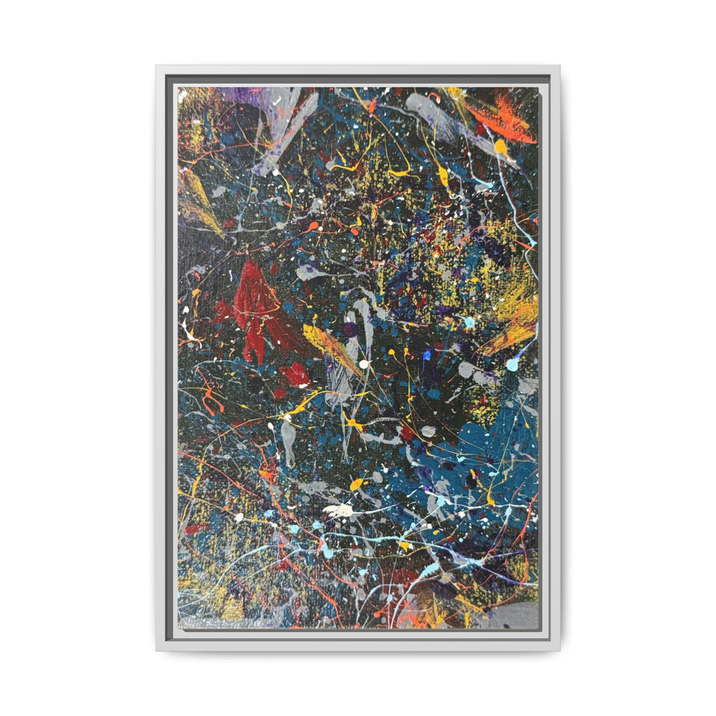 Colorful Abstract Framed Canvas Art