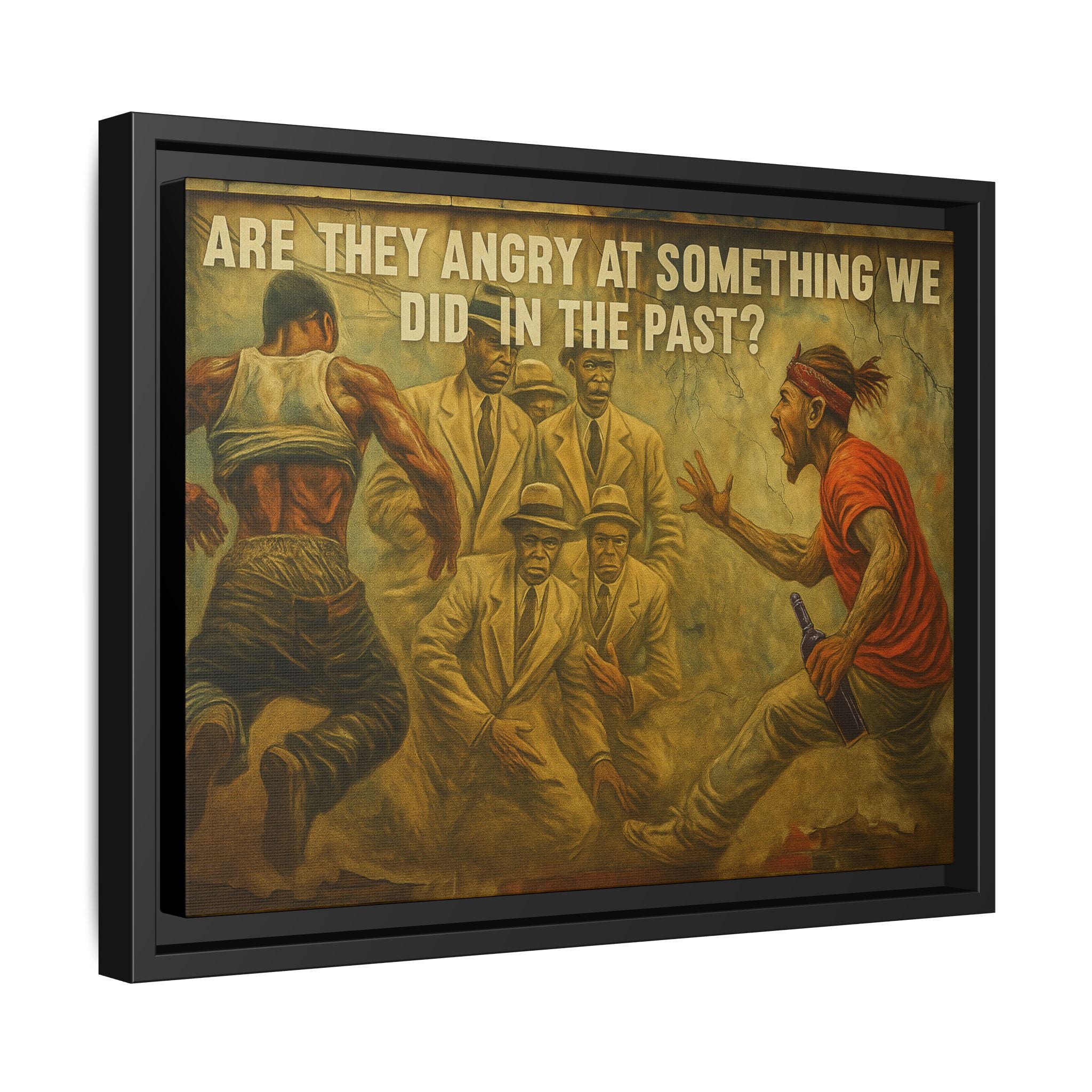 Framed Art Print: Thought-Provoking Vintage Style Wall Decor, Home Office Inspiration, Thoughtful Gift for Art Lovers