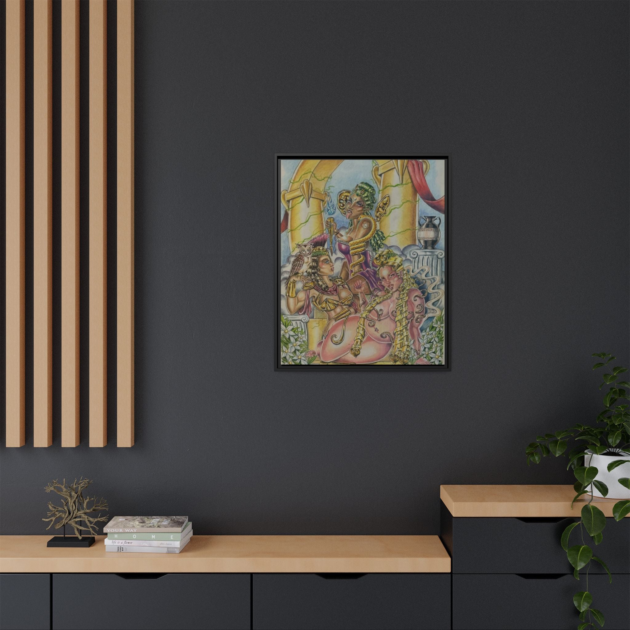 Canvas Art Print - Many Faces