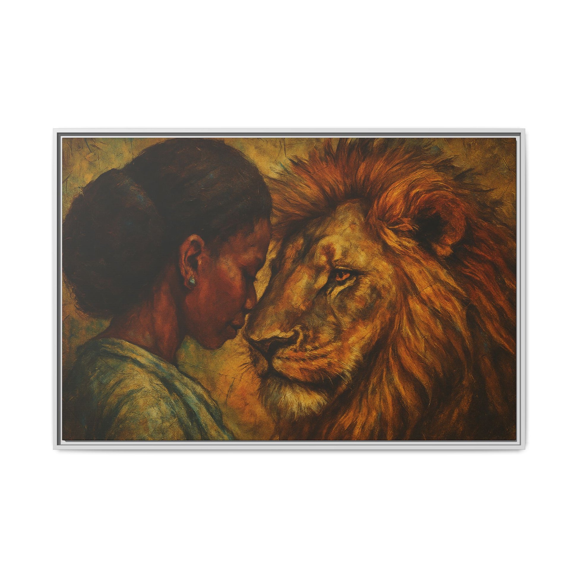 Lion and Woman