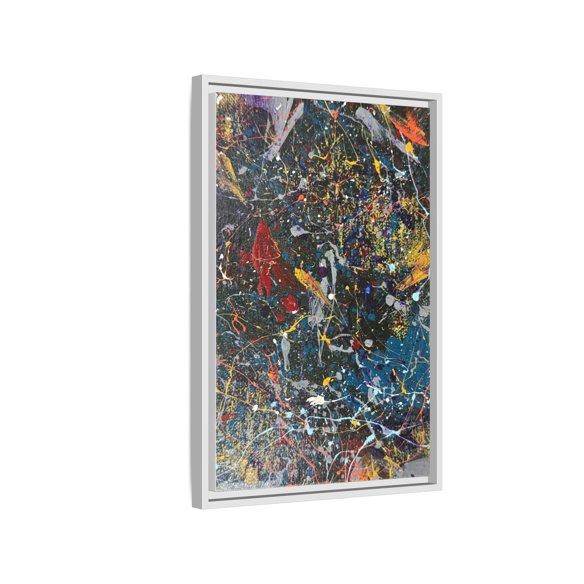 Colorful Abstract Framed Canvas Art