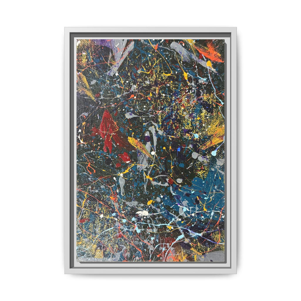 Colorful Abstract Framed Canvas Art