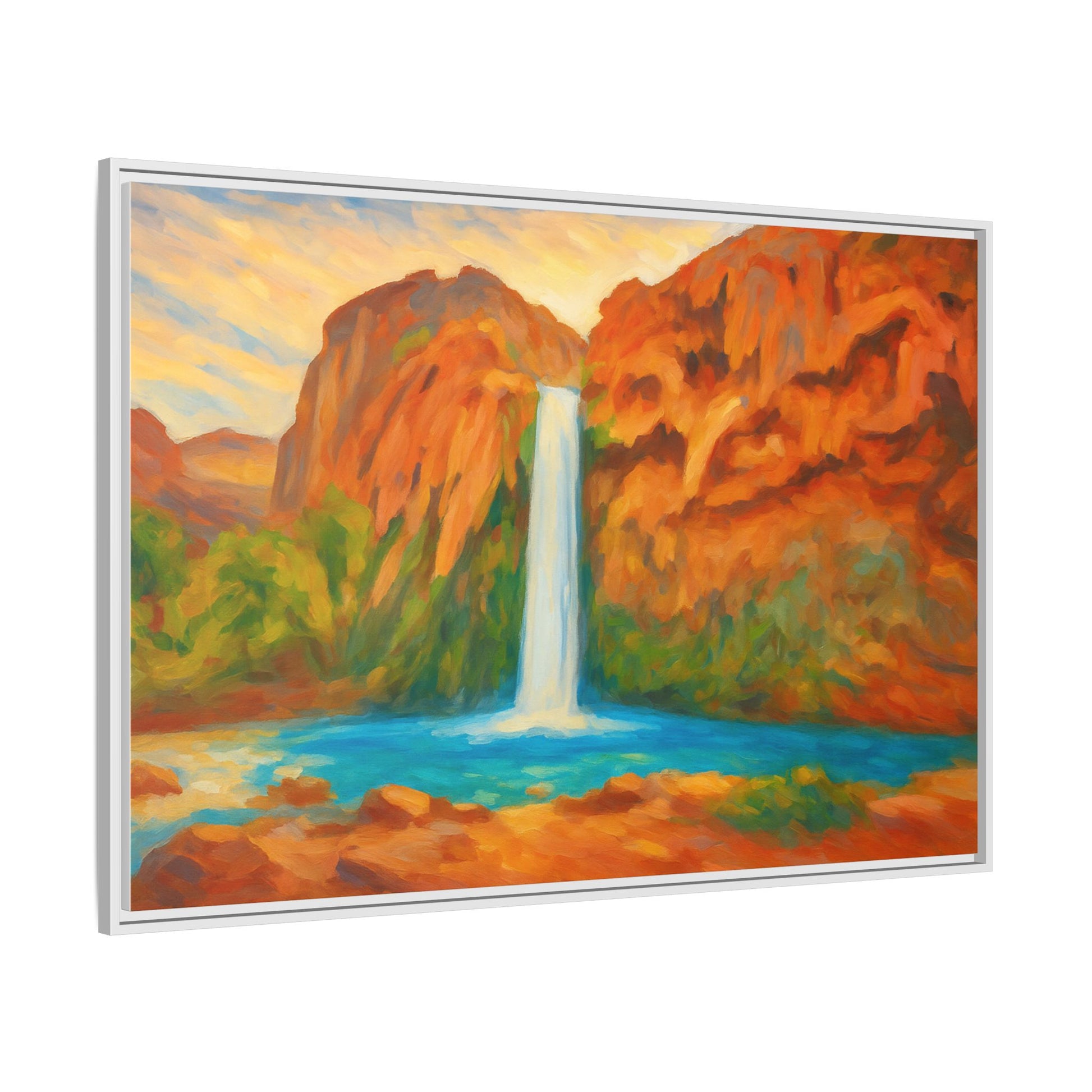 Waterfall Landscape Nature