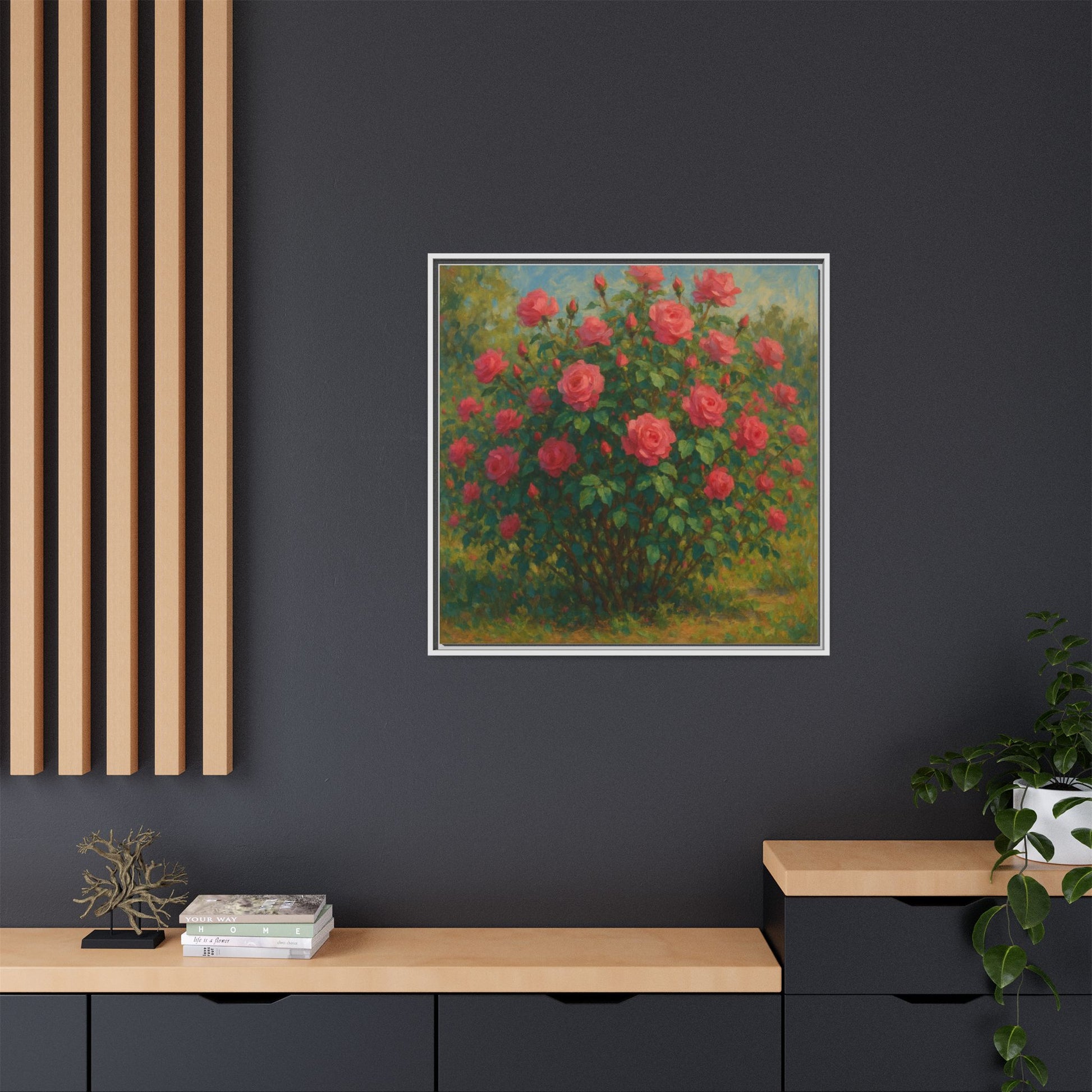 Pink Rose Bush