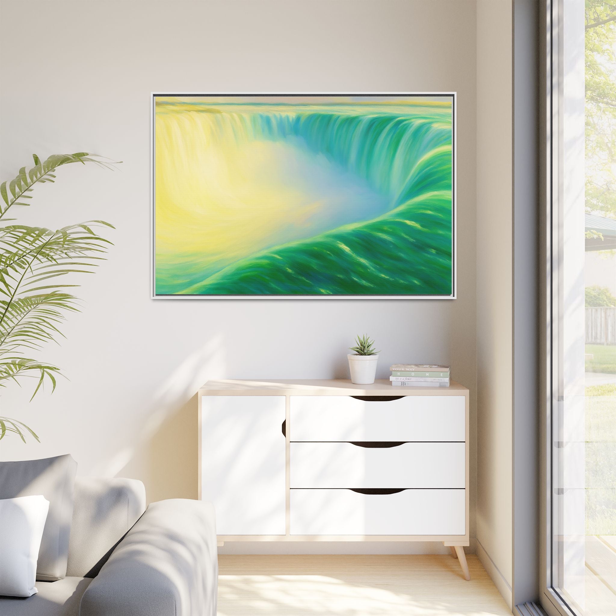 Nature Serene Waterfall