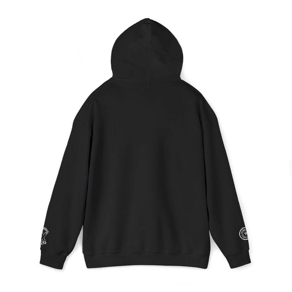 Emblem Enjoin Good X Forbid Evil — Black Hoodie