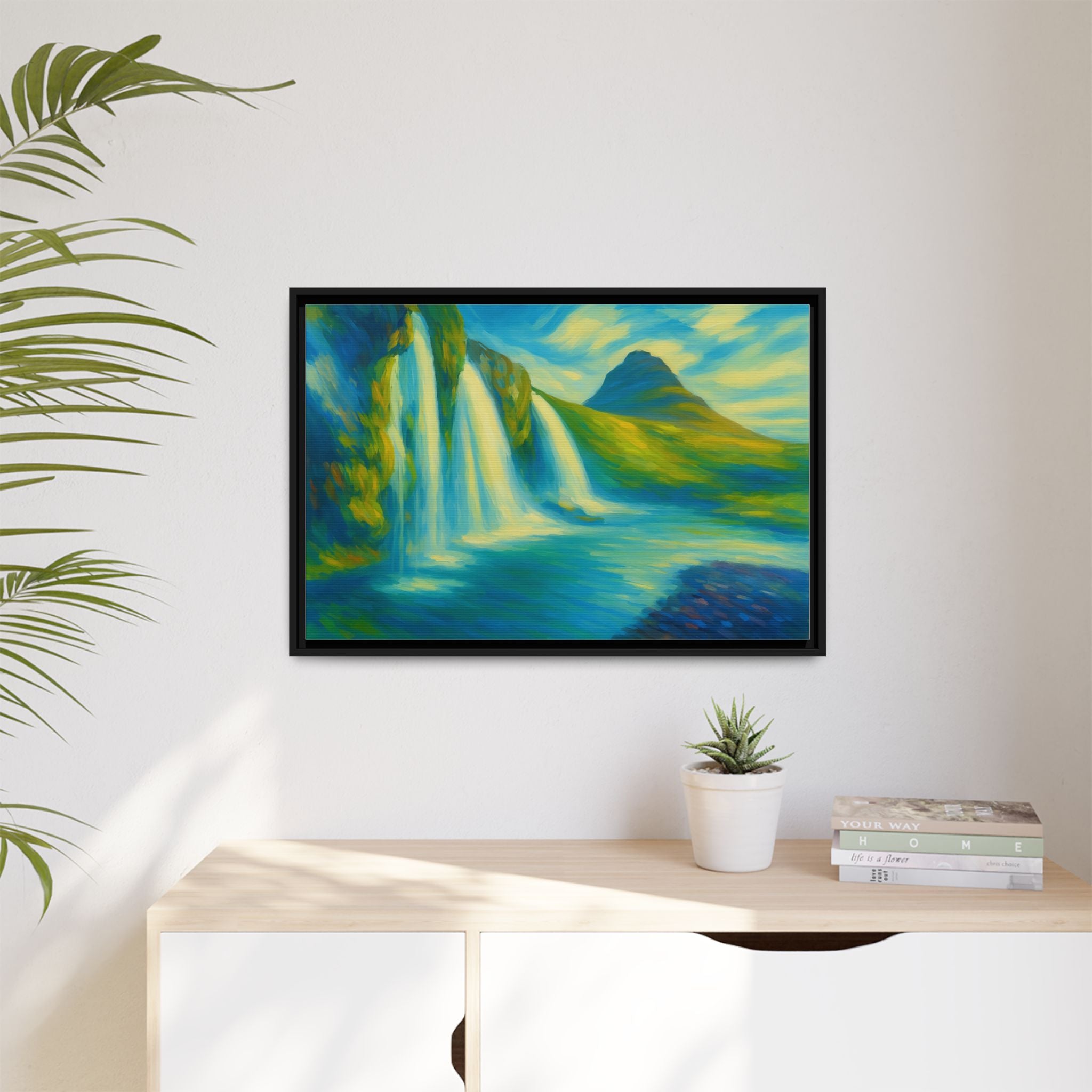 Waterfall Green Landscape