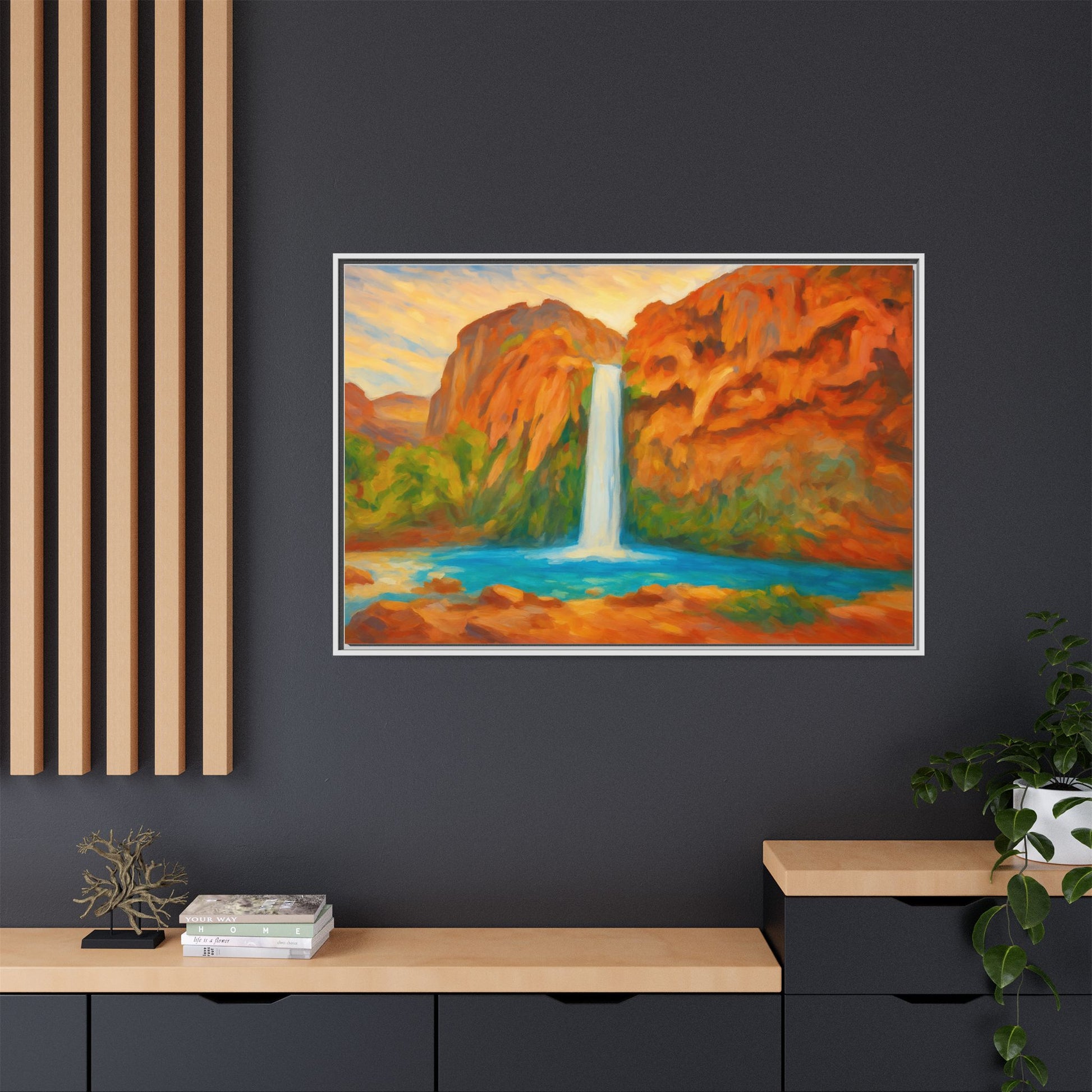 Waterfall Landscape Nature