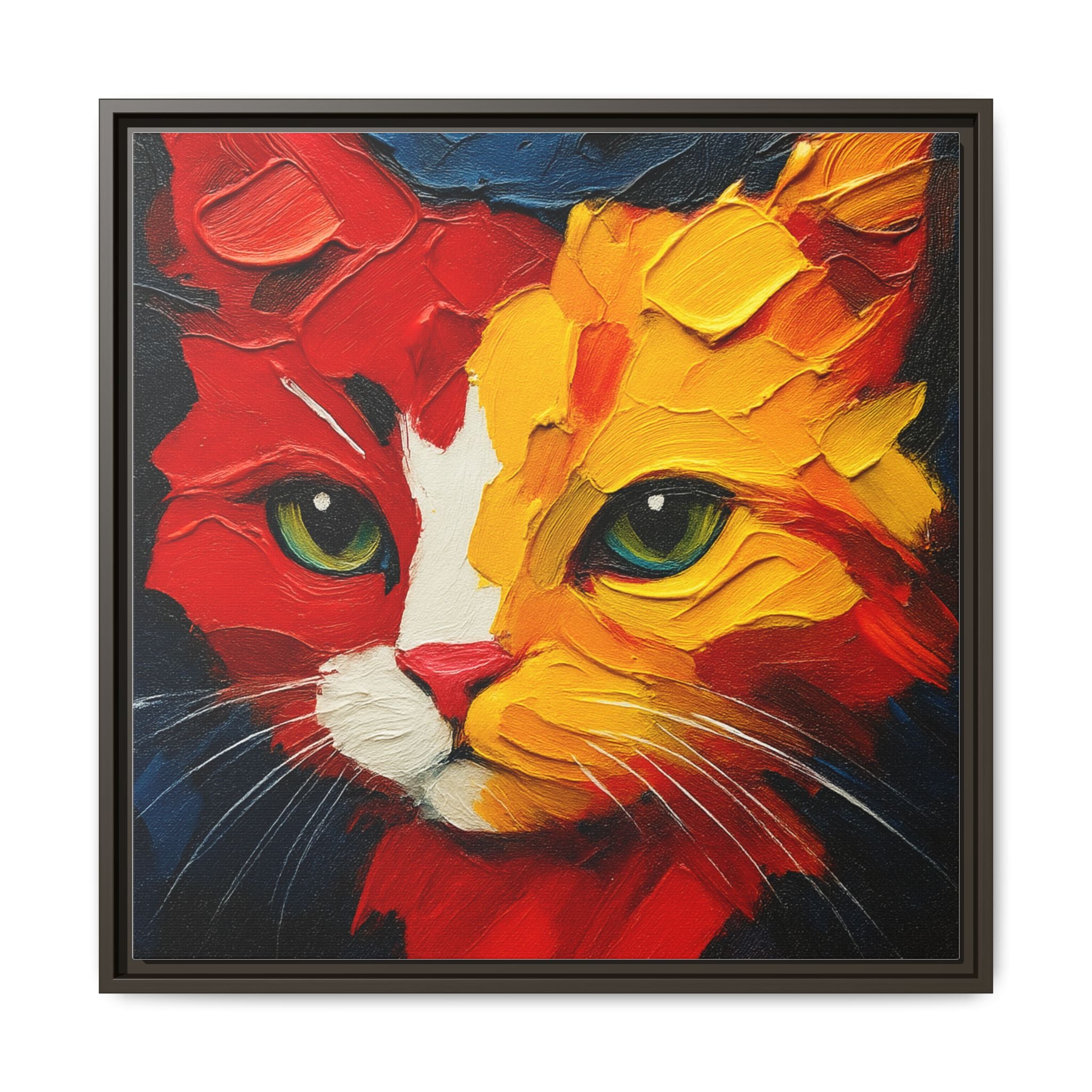 Whiskers in Red & Gold