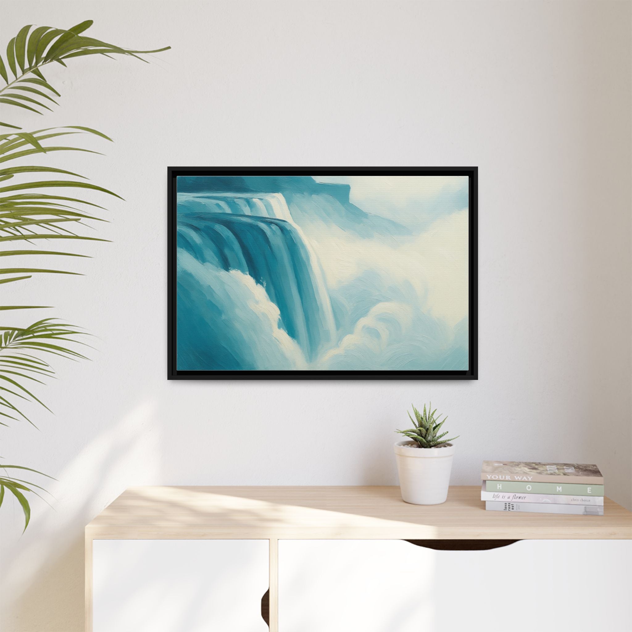 Blue Beautiful Waterfall