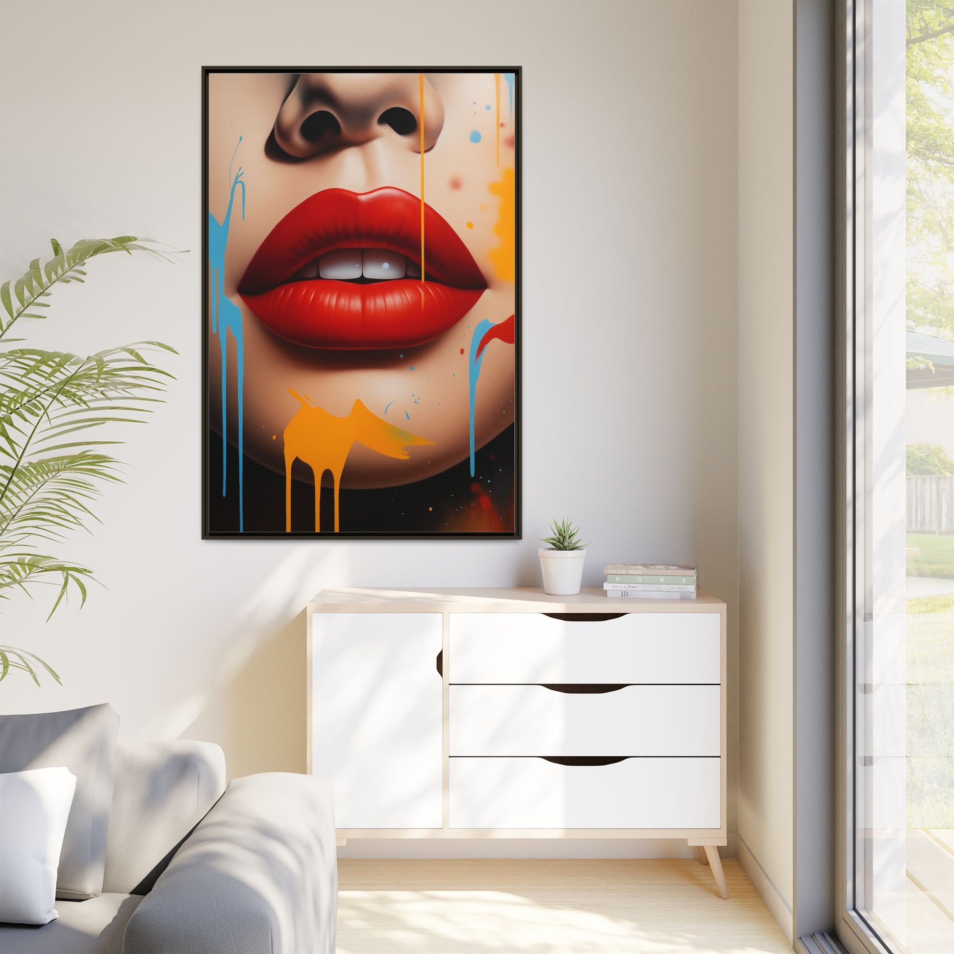 Color Drip Lips