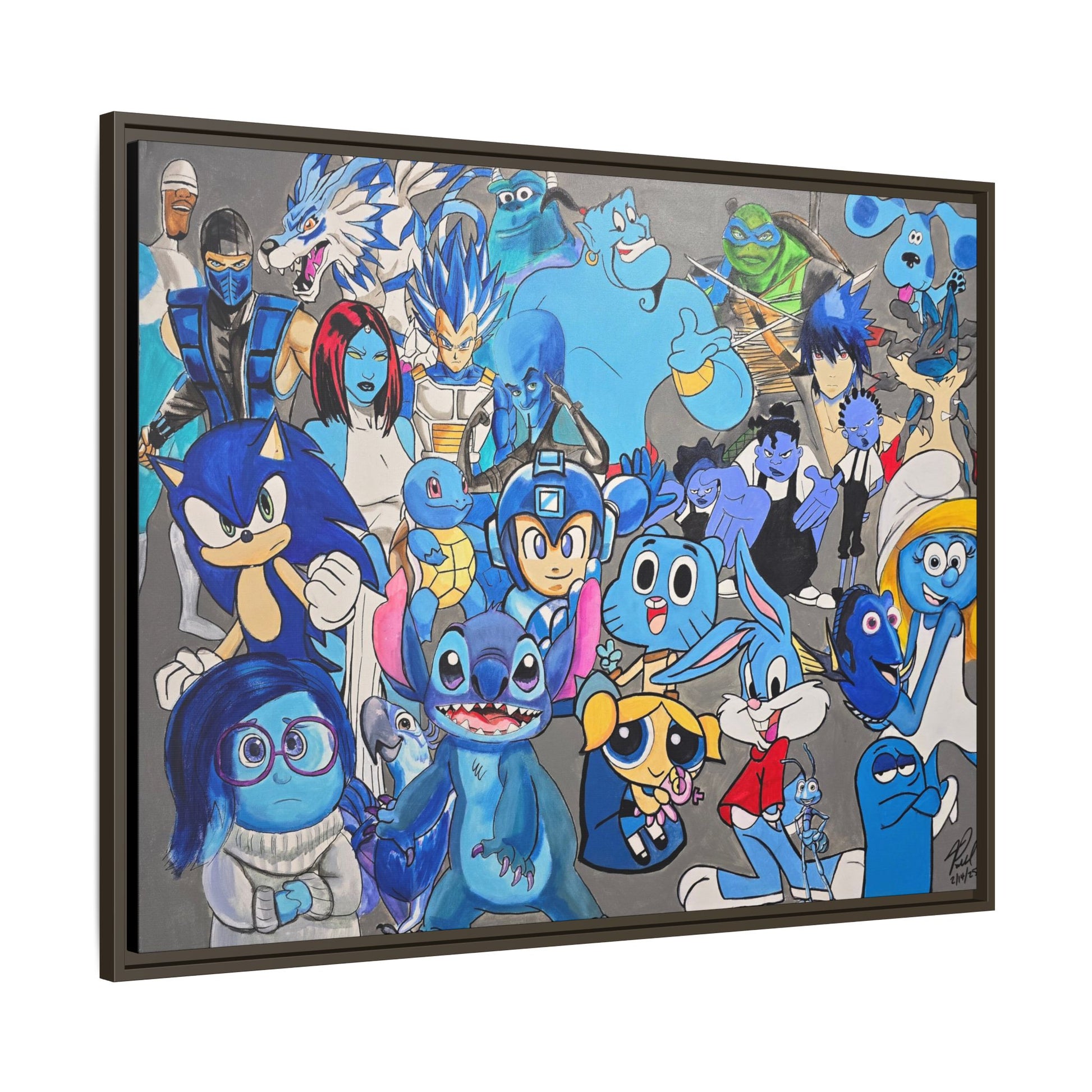 Blue Characters