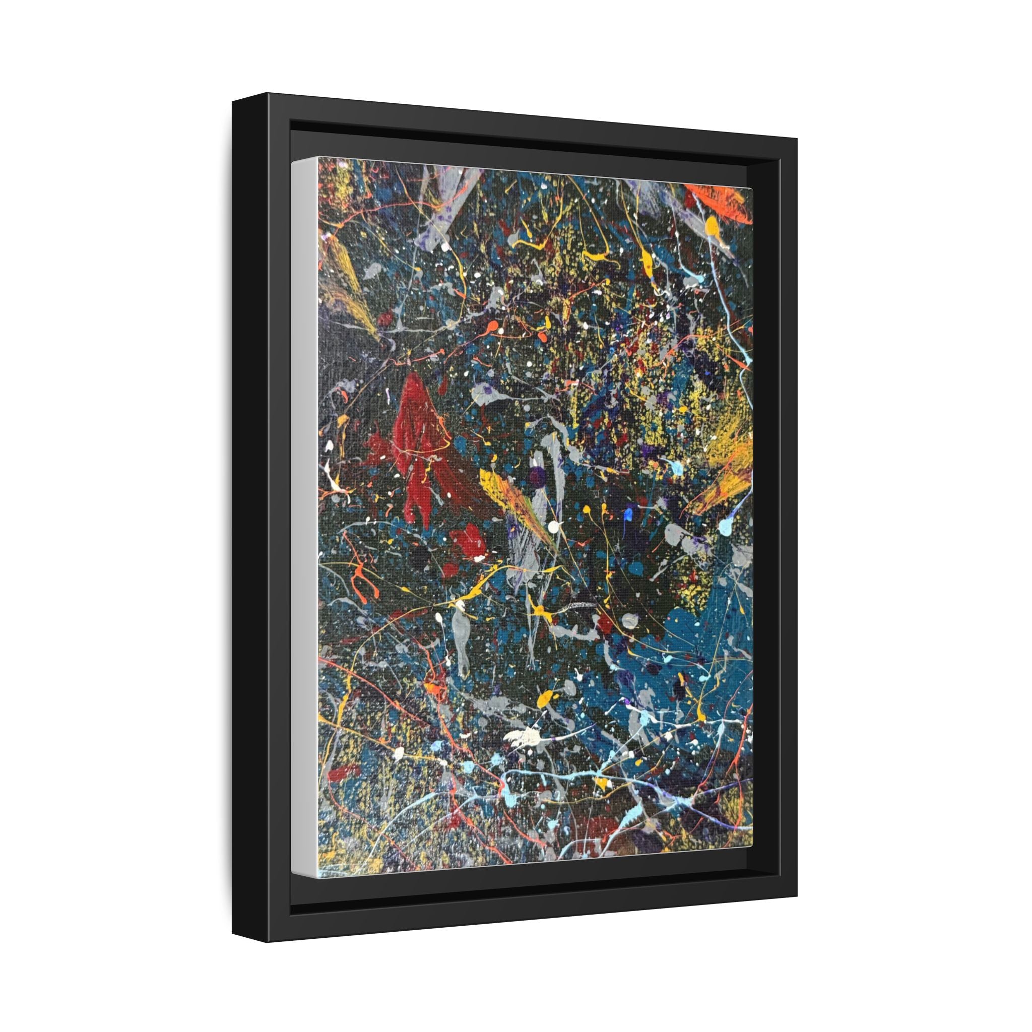 Colorful Abstract Framed Canvas Art