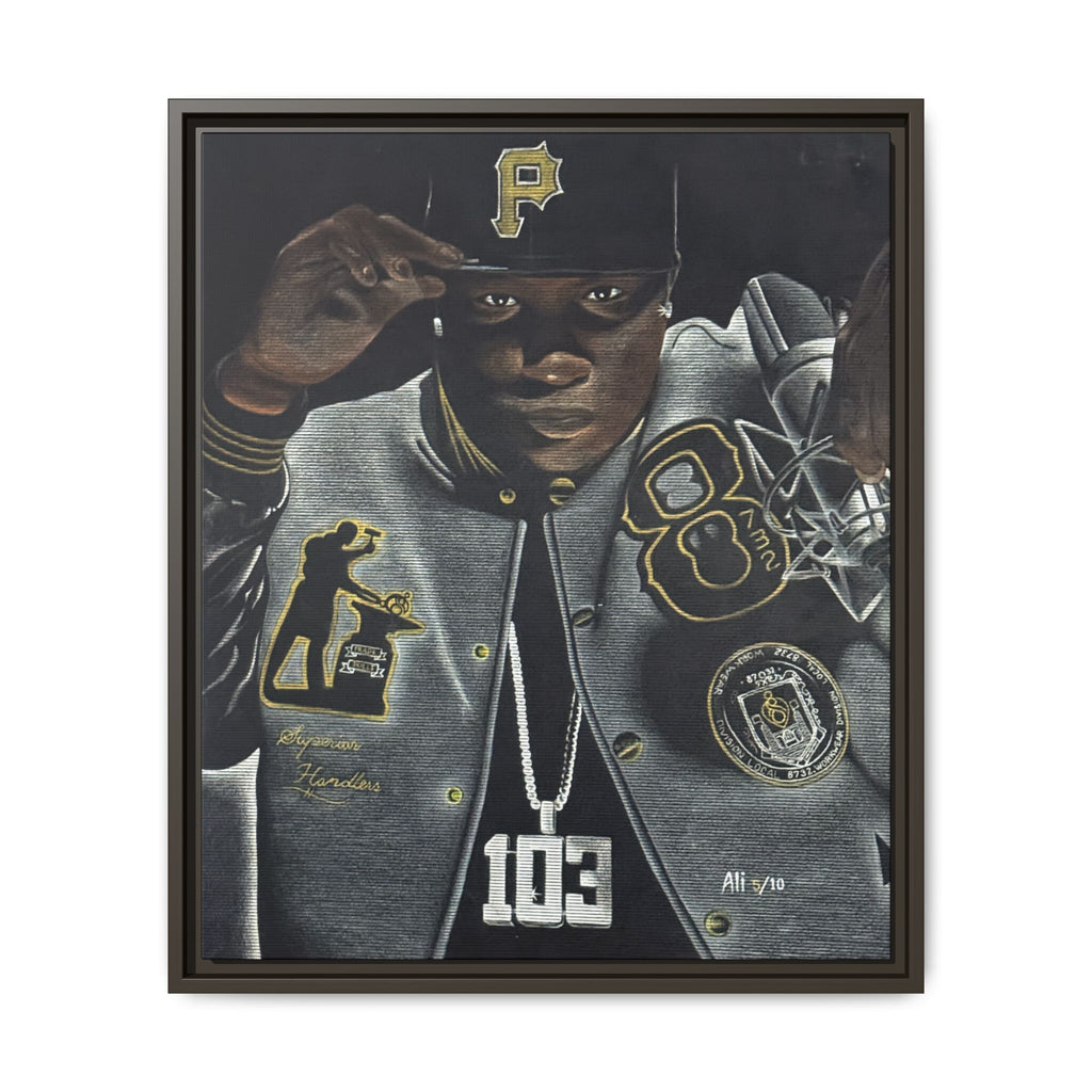 Canvas Looking in the Mirror Wall Art