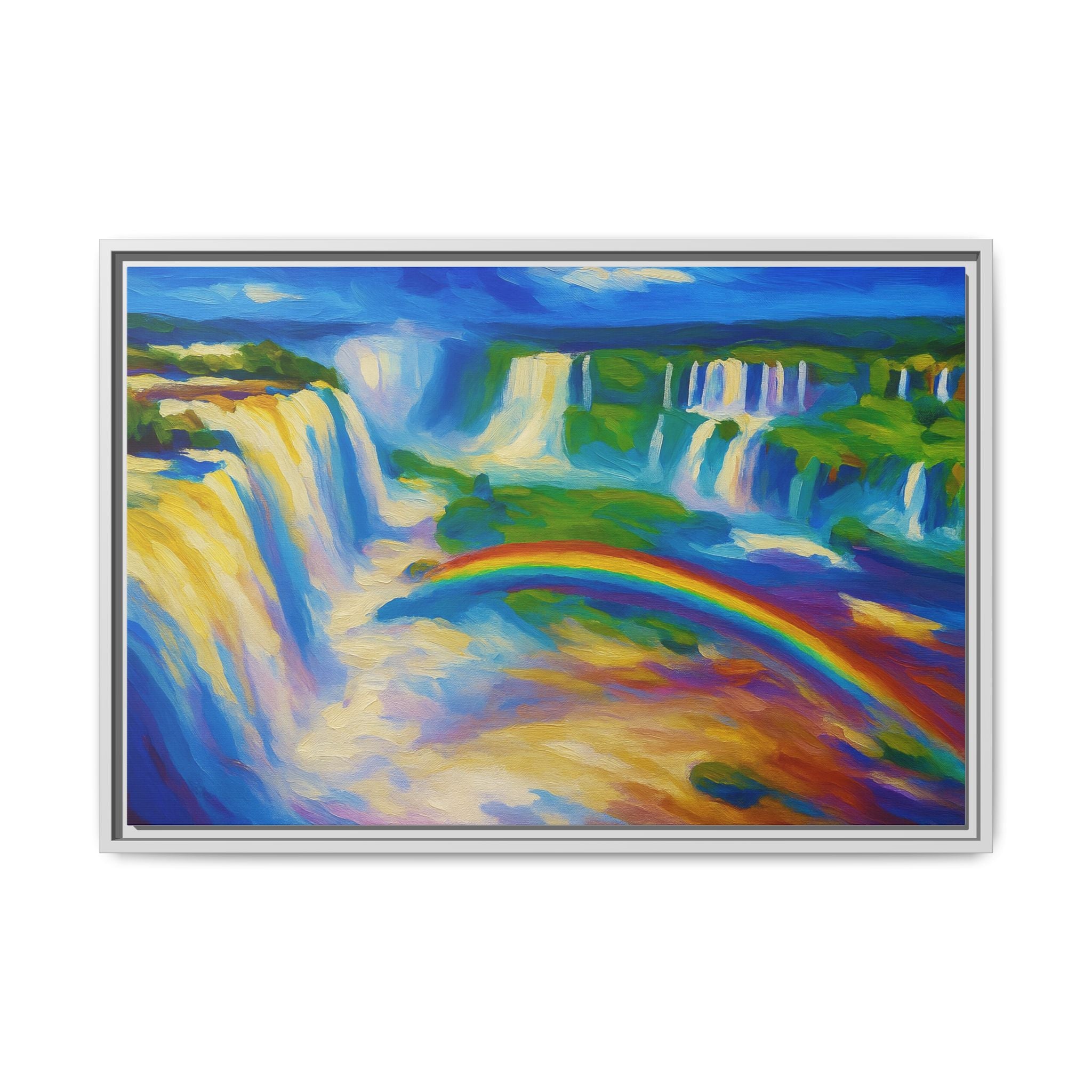 Waterfall Rainbow Splash