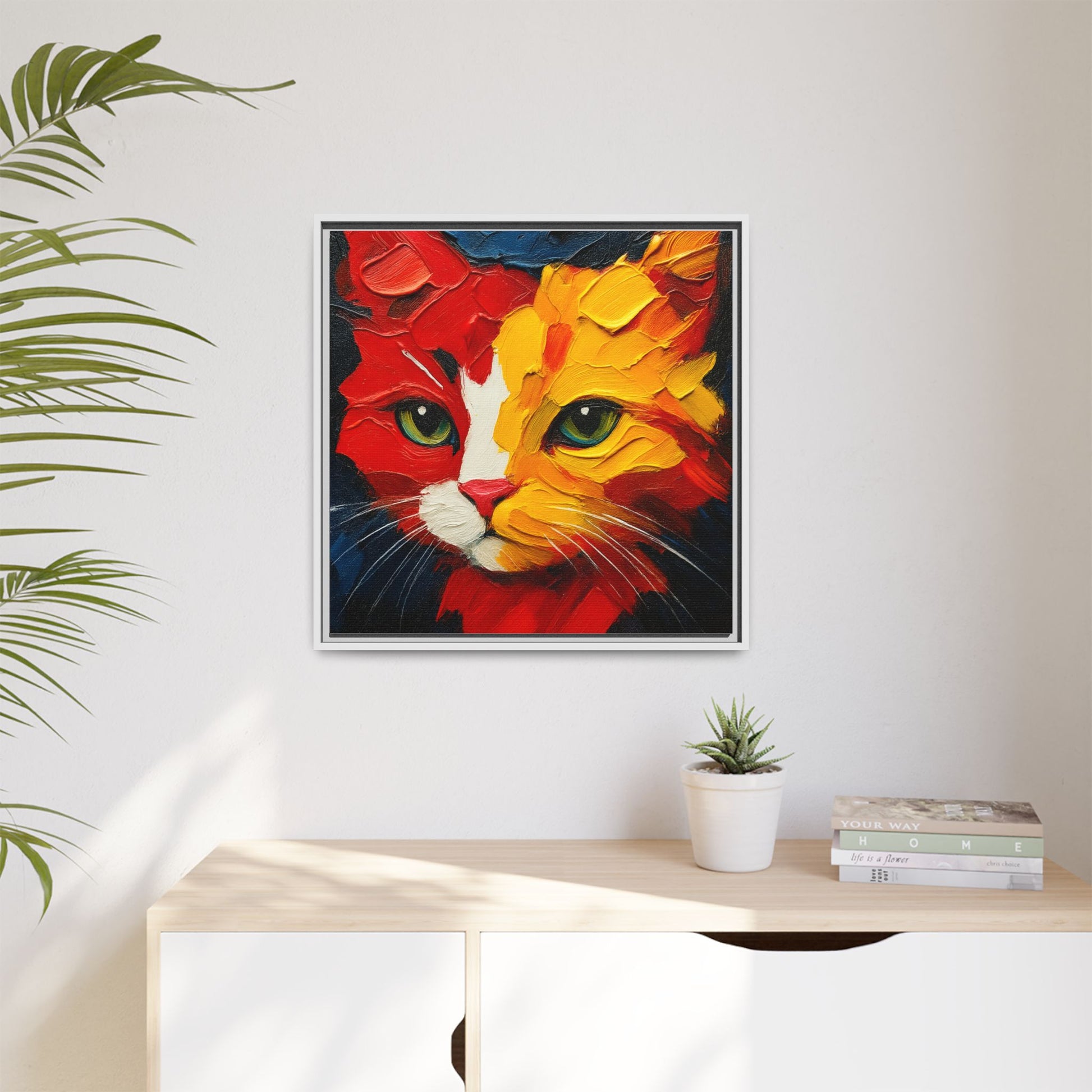 Whiskers in Red & Gold