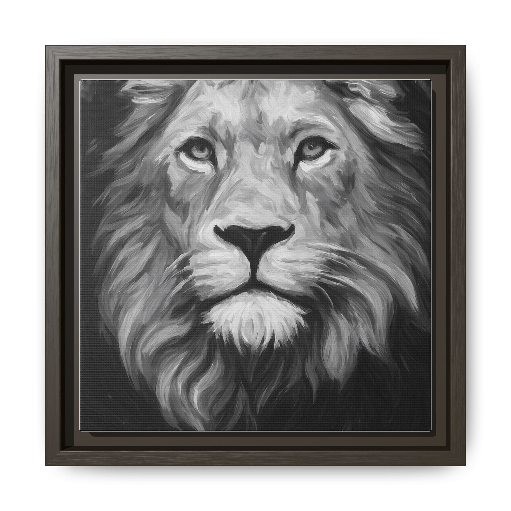 Black and White Lion 1