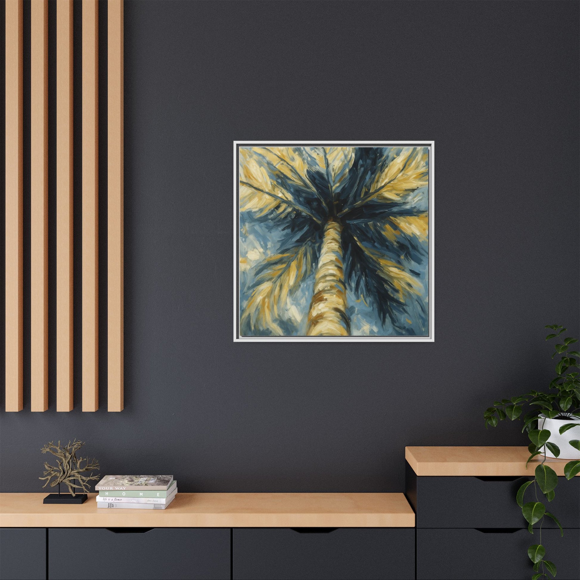 Blue Palm Tree
