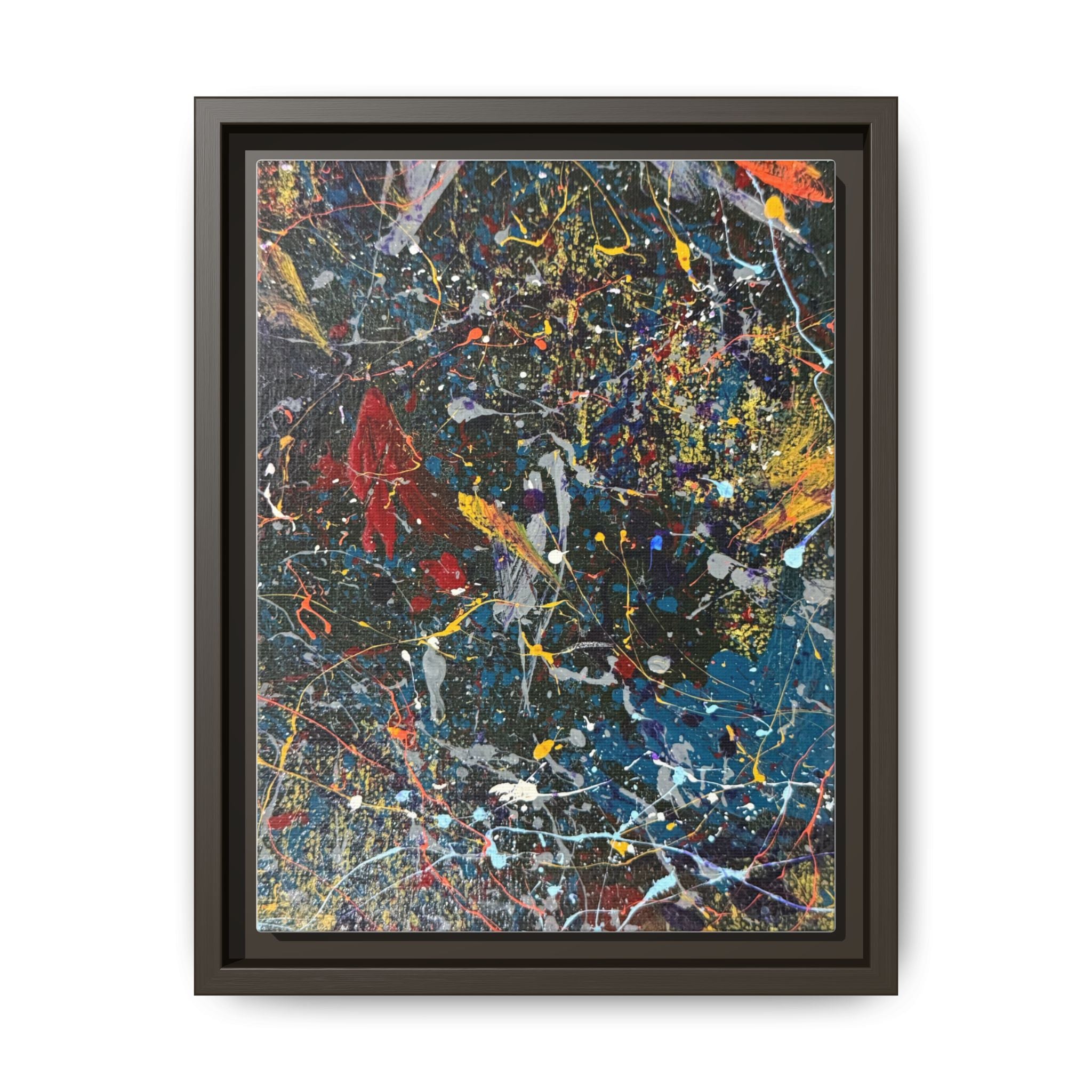Colorful Abstract Framed Canvas Art