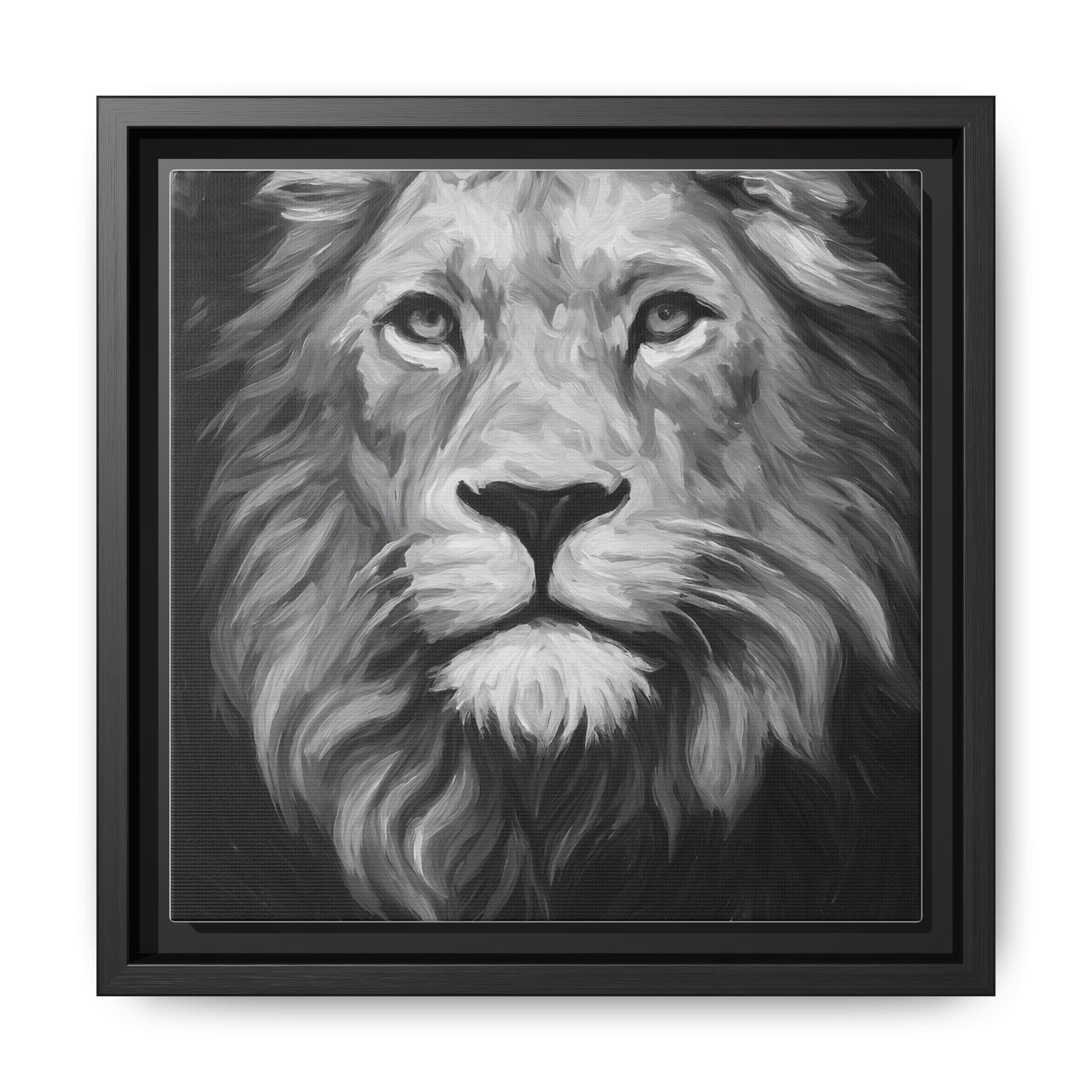 Black and White Lion 1