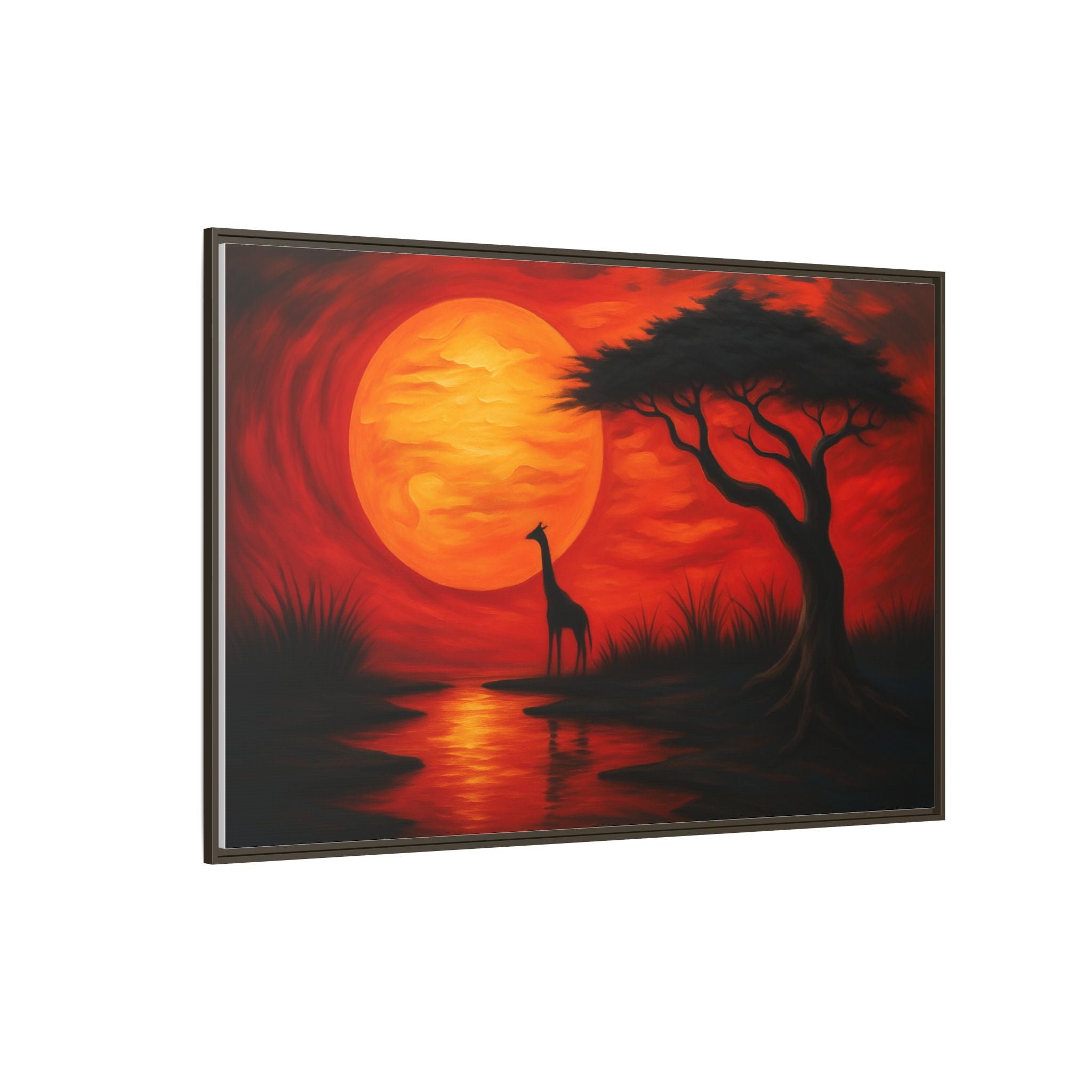 Giraffe Savanna Sunset