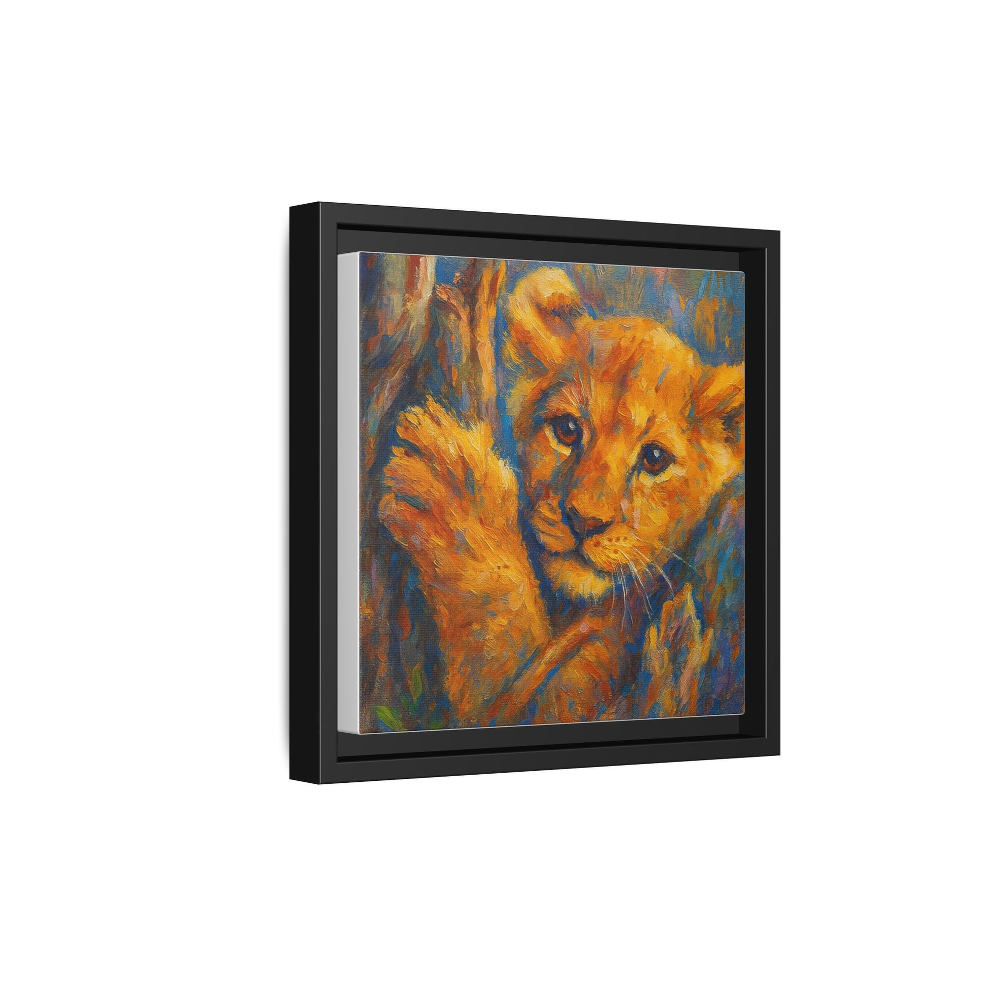 Lion Cub in Tree
