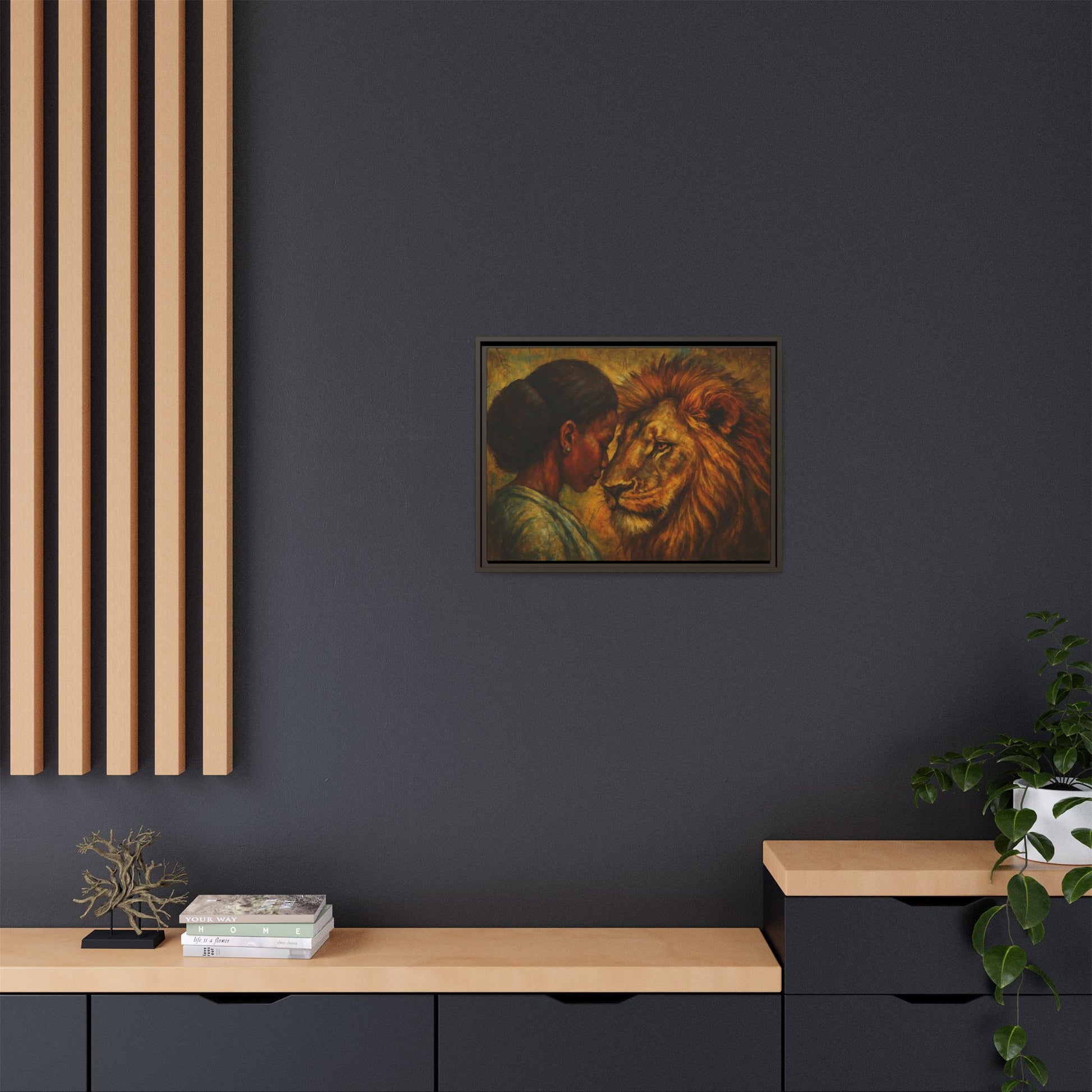 Lion and Woman