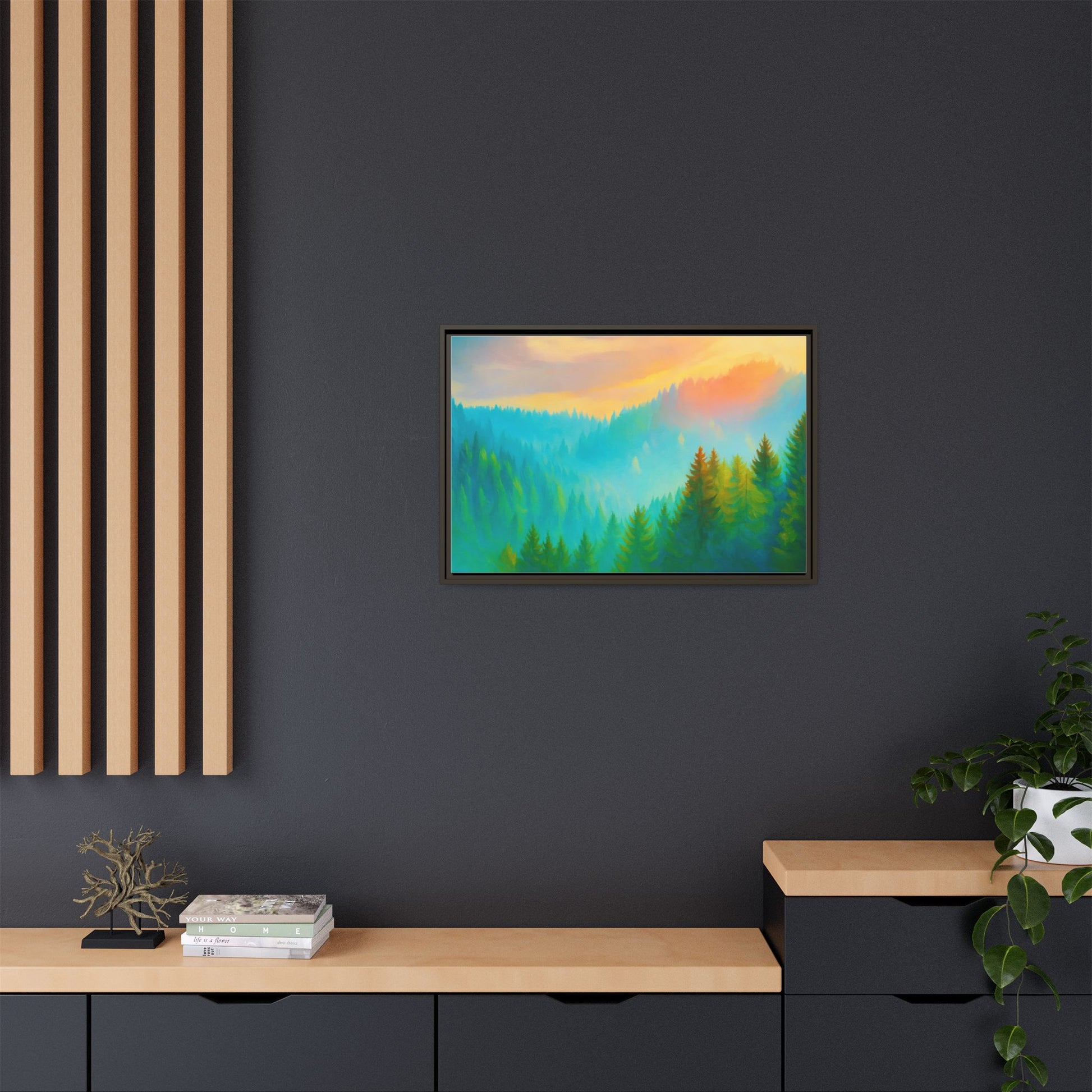 Serene Sun Forest Nature