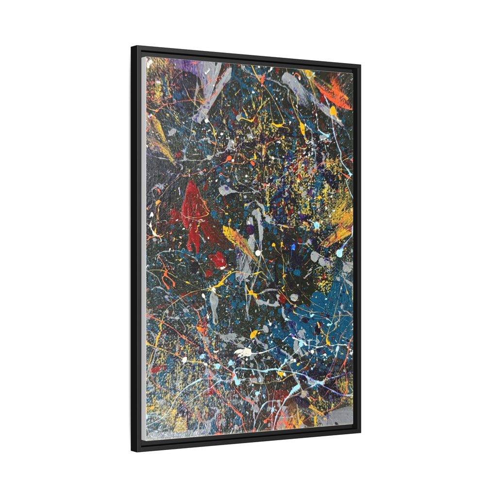 Colorful Abstract Framed Canvas Art