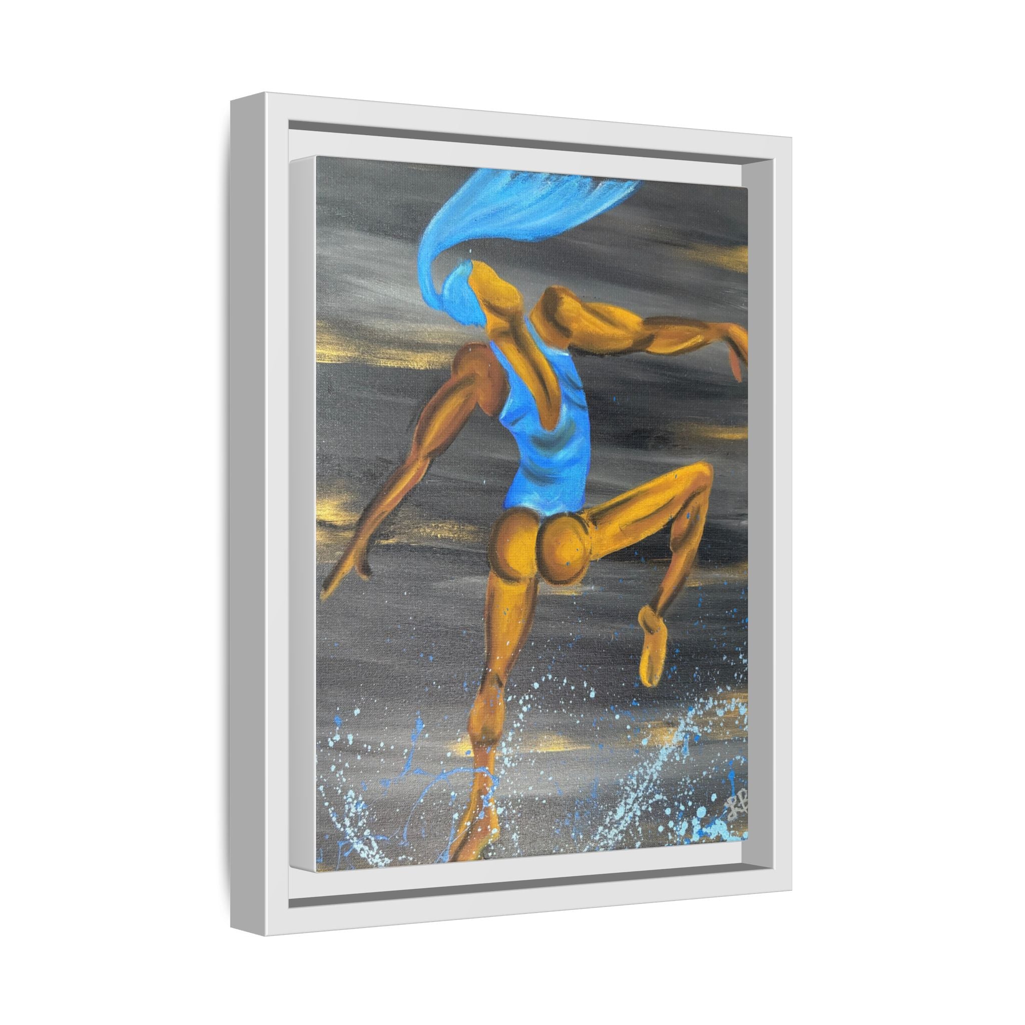 Dynamic Blue Dancing