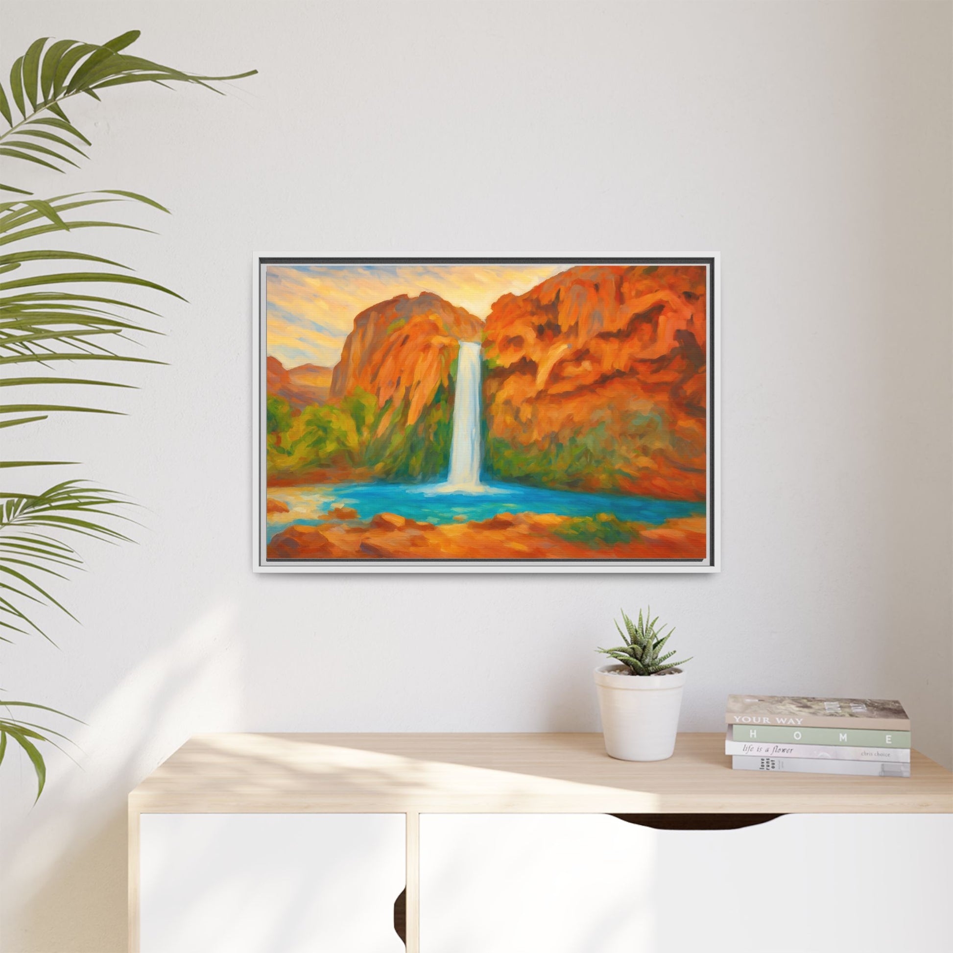 Waterfall Landscape Nature
