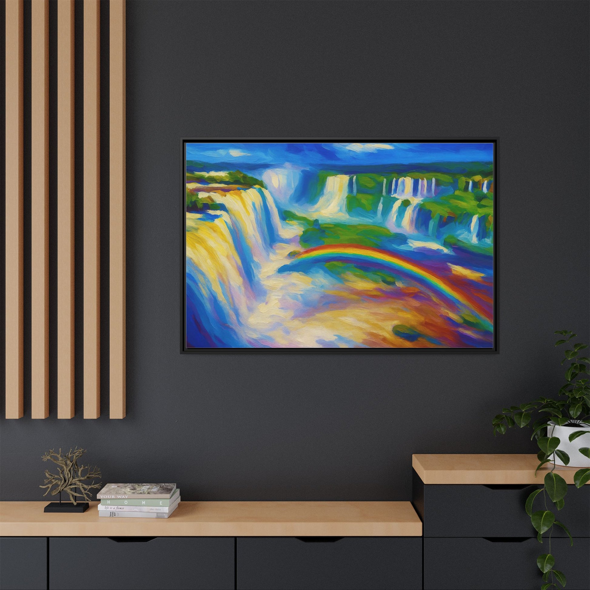 Waterfall Rainbow Splash