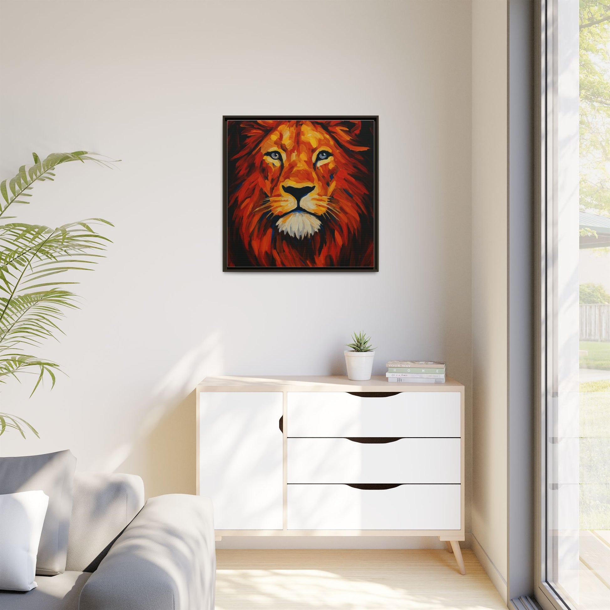 Orange Red Lion 1