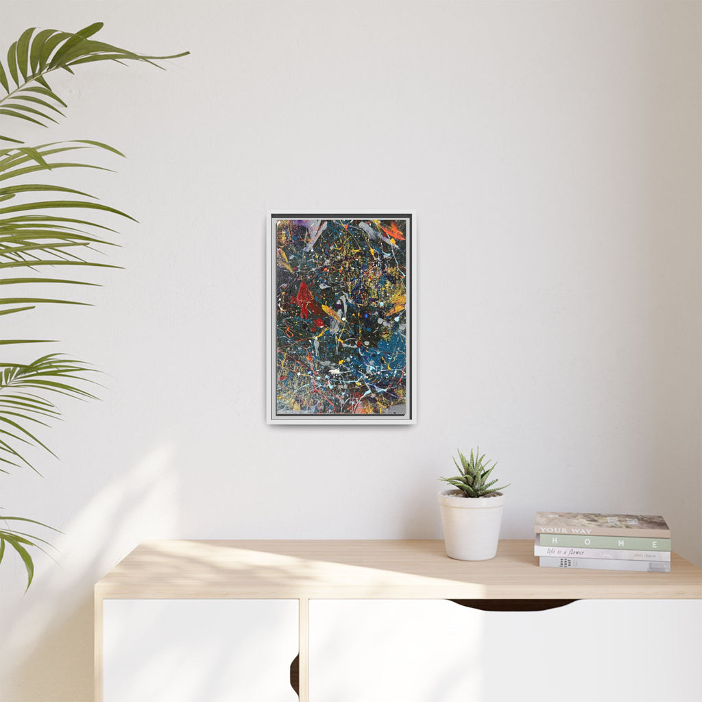 Colorful Abstract Framed Canvas Art