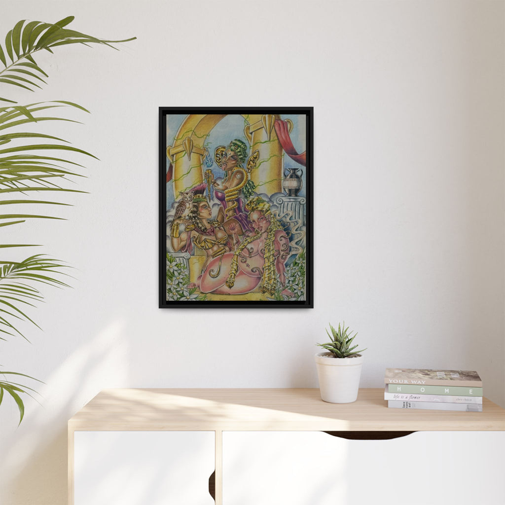 Canvas Art Print - Many Faces