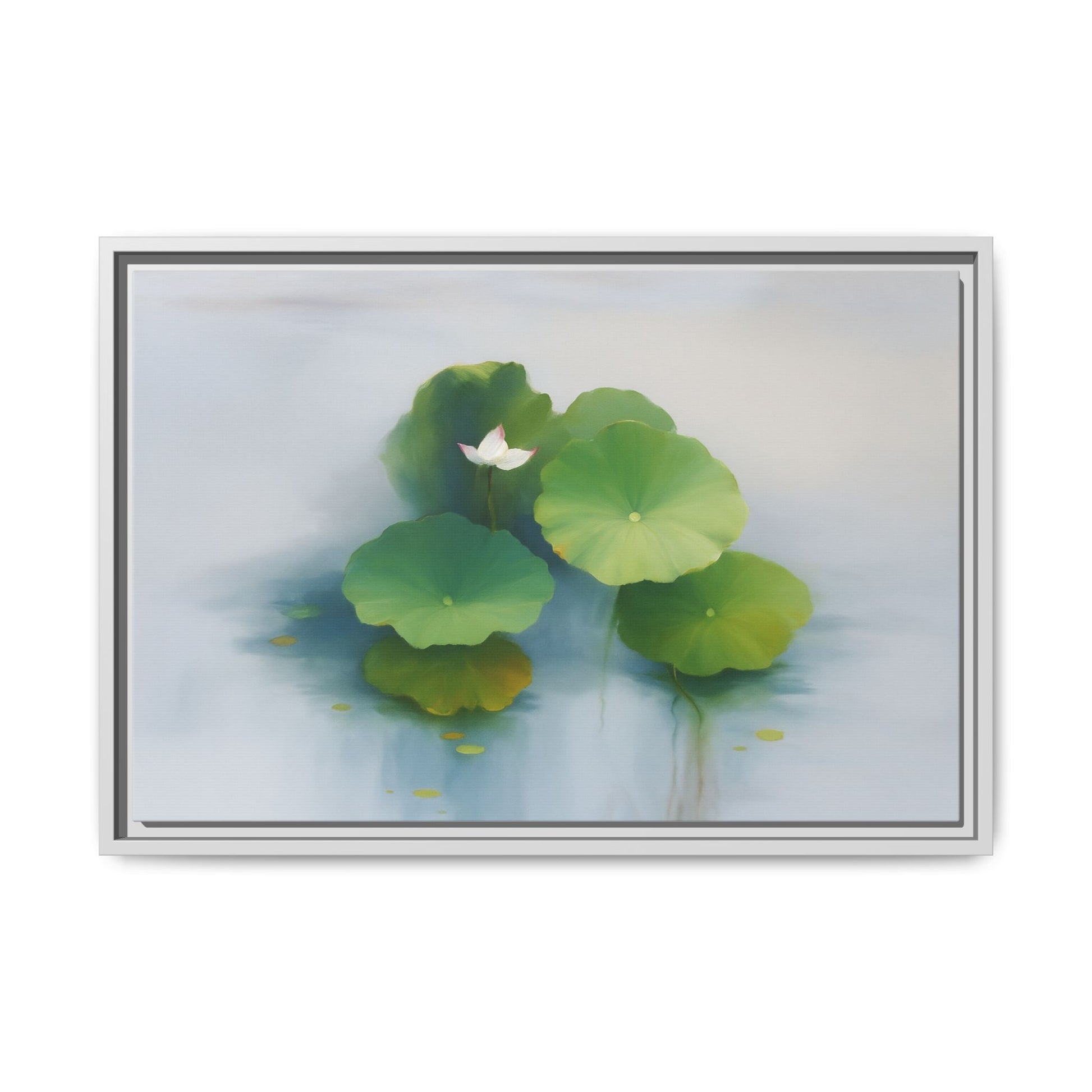 Serene Green Lotus