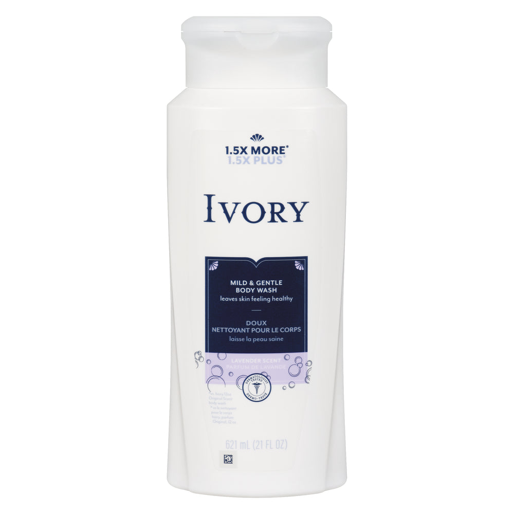 Ivory Mild & Gentle Body Wash Lavender Scent 21 Oz