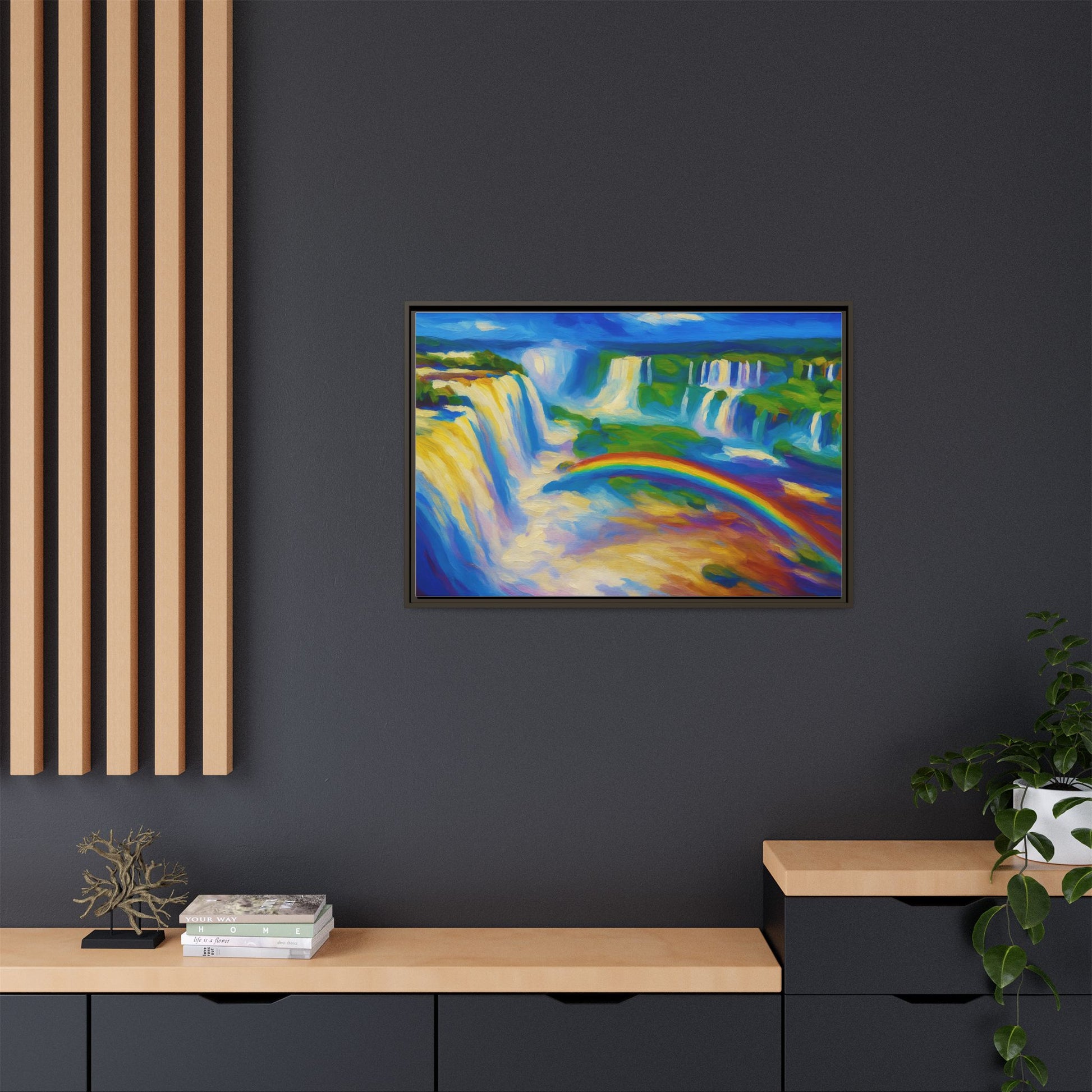 Waterfall Rainbow Splash