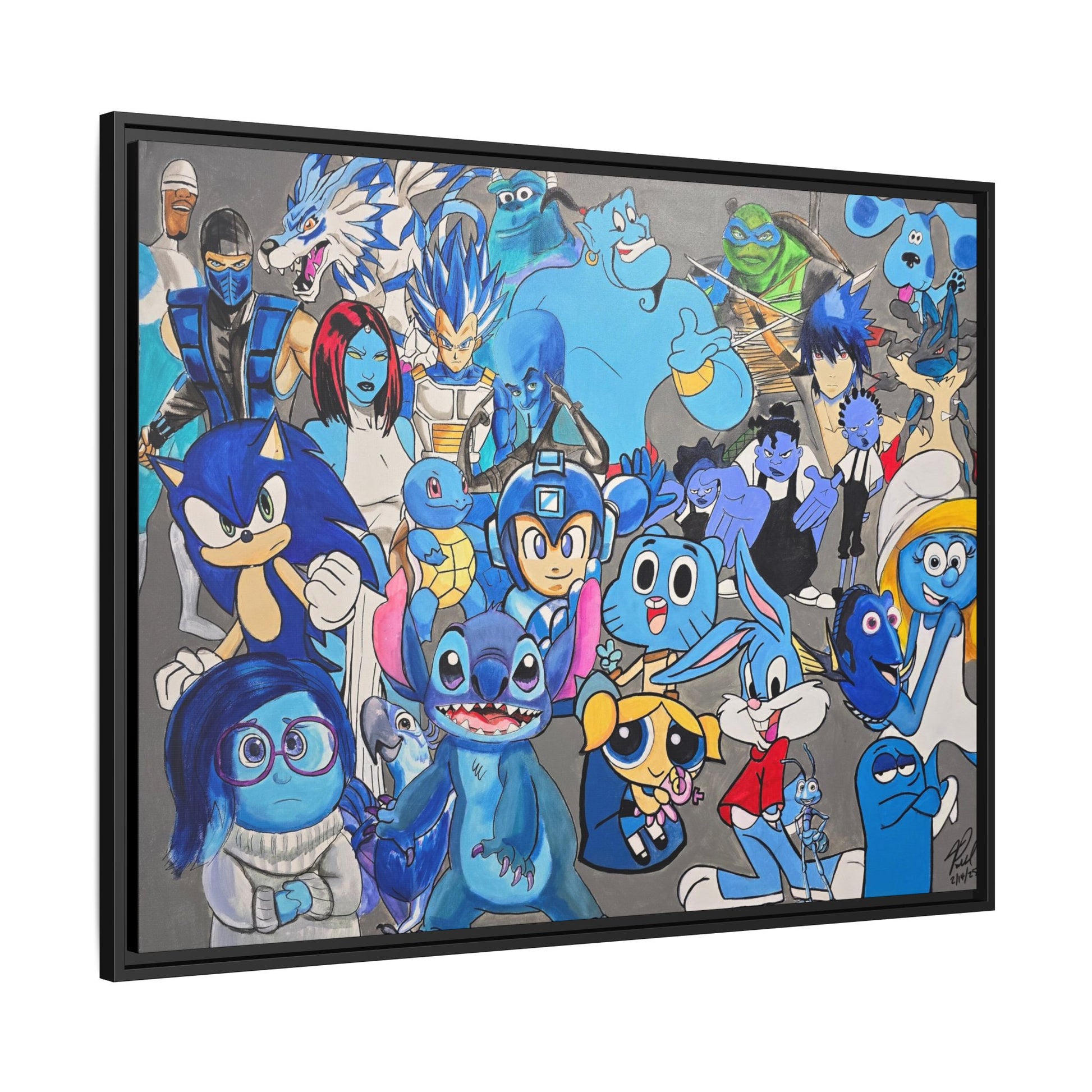 Blue Characters
