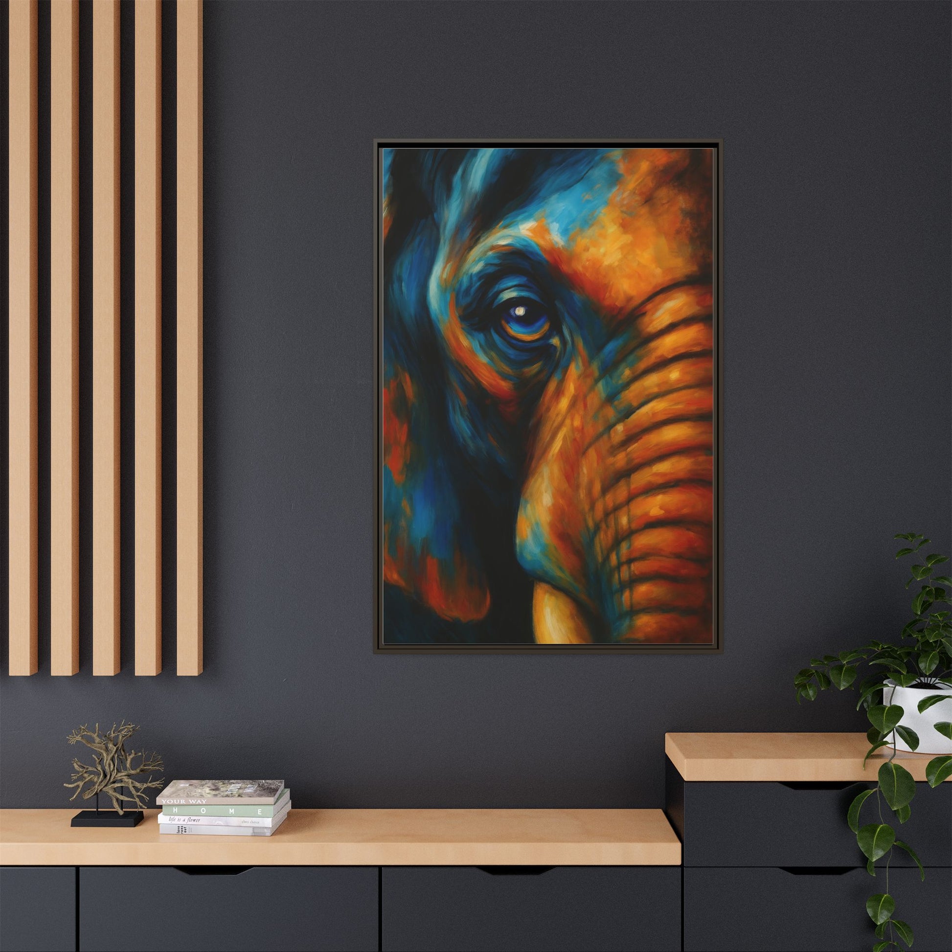 Majestic Elephant Gaze