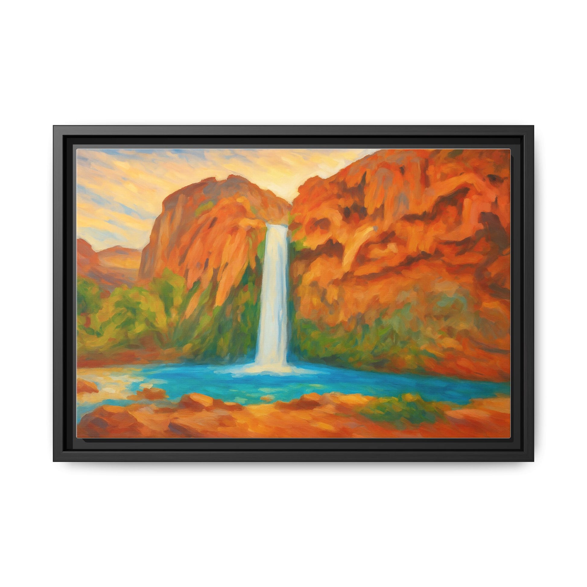 Waterfall Landscape Nature