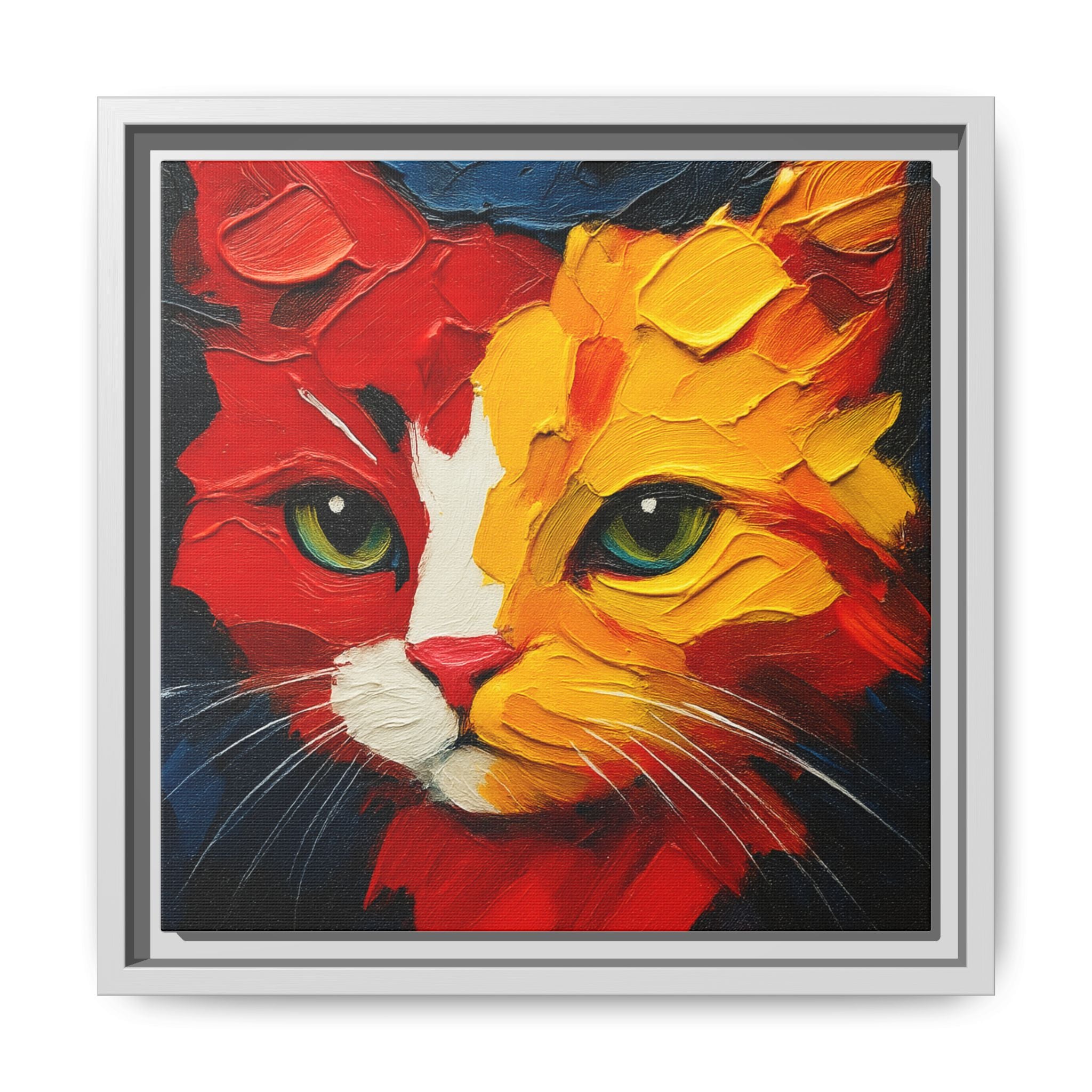 Whiskers in Red & Gold