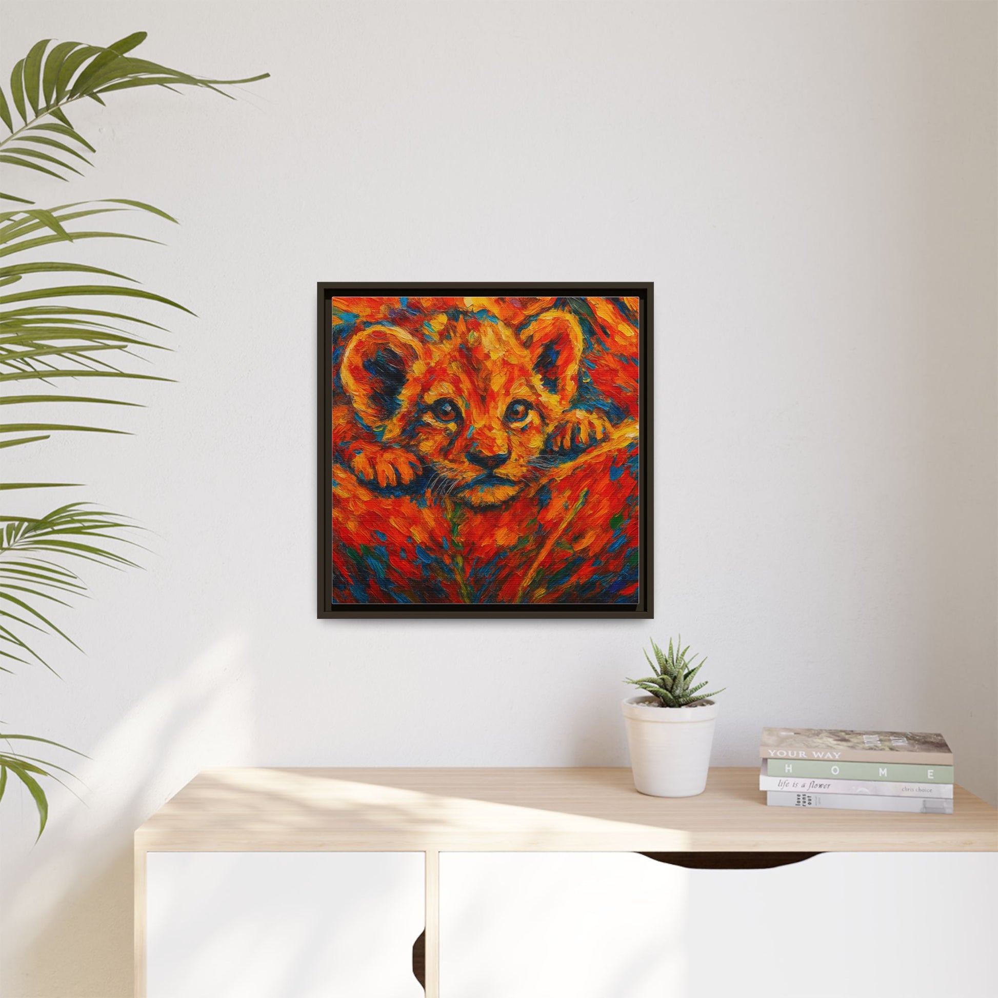 Vibrant Lion Cub