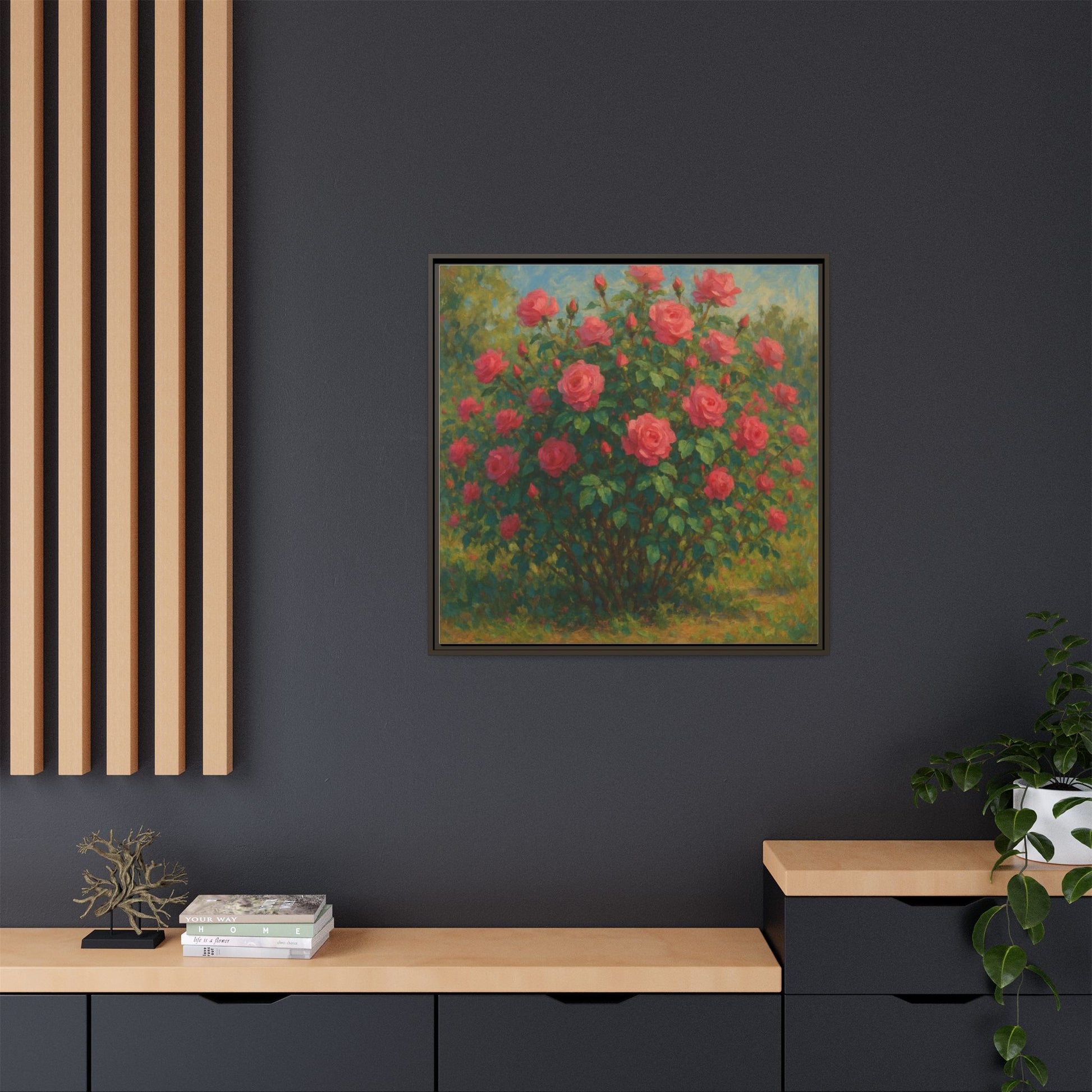 Pink Rose Bush