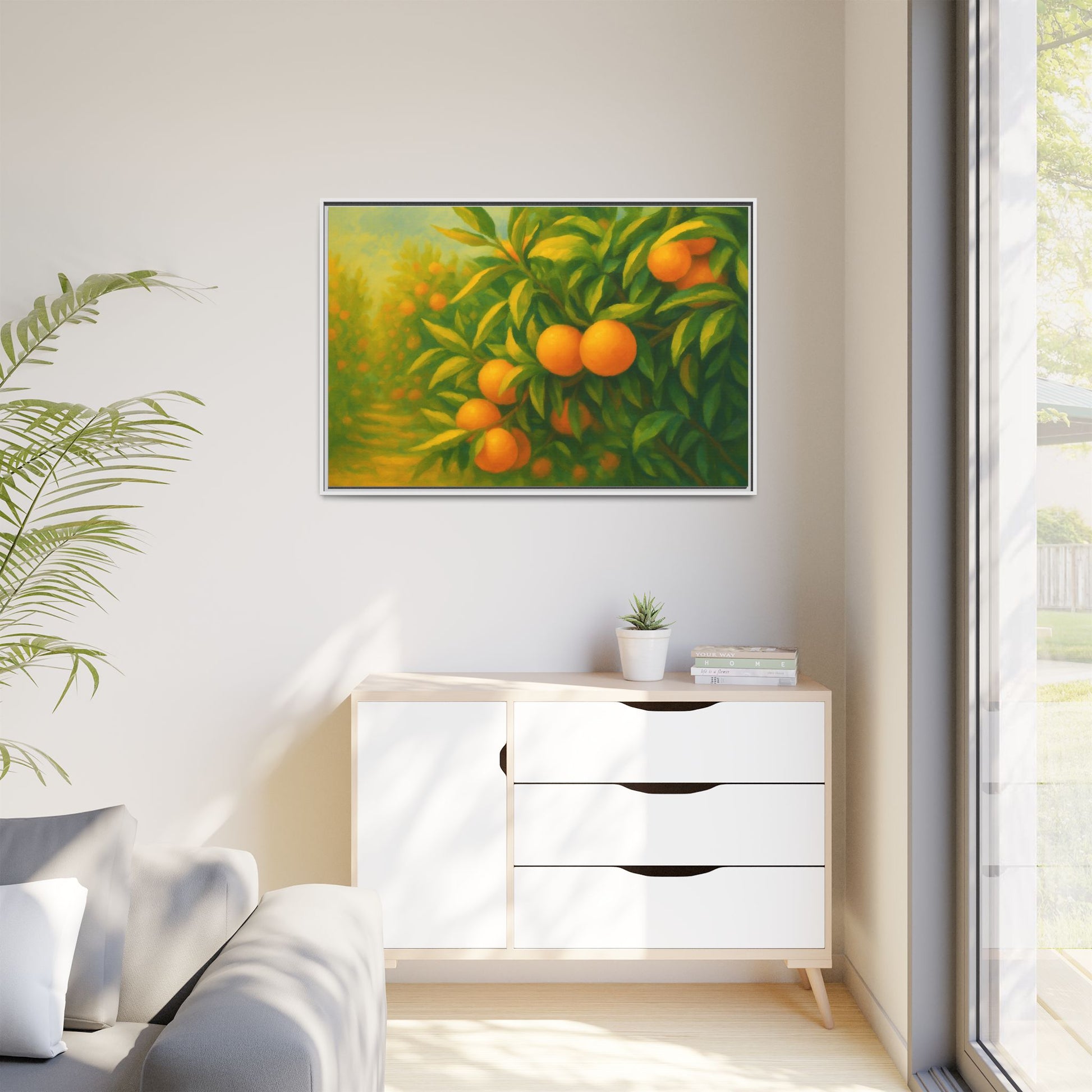 Orange Orchard Field