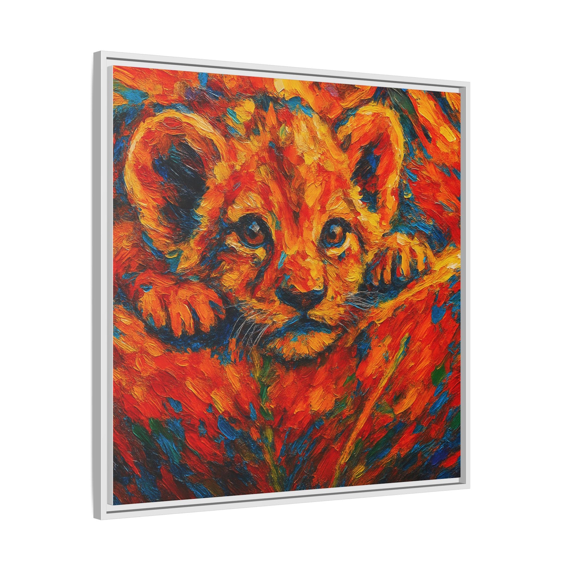 Vibrant Lion Cub