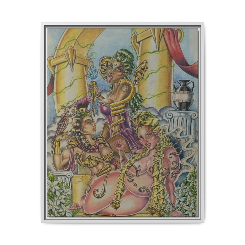 Canvas Art Print - Many Faces